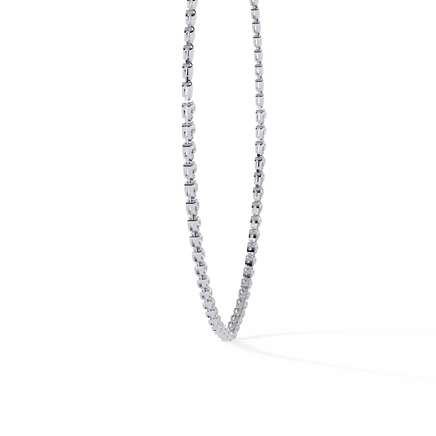 twista tennis lab grown diamond necklace