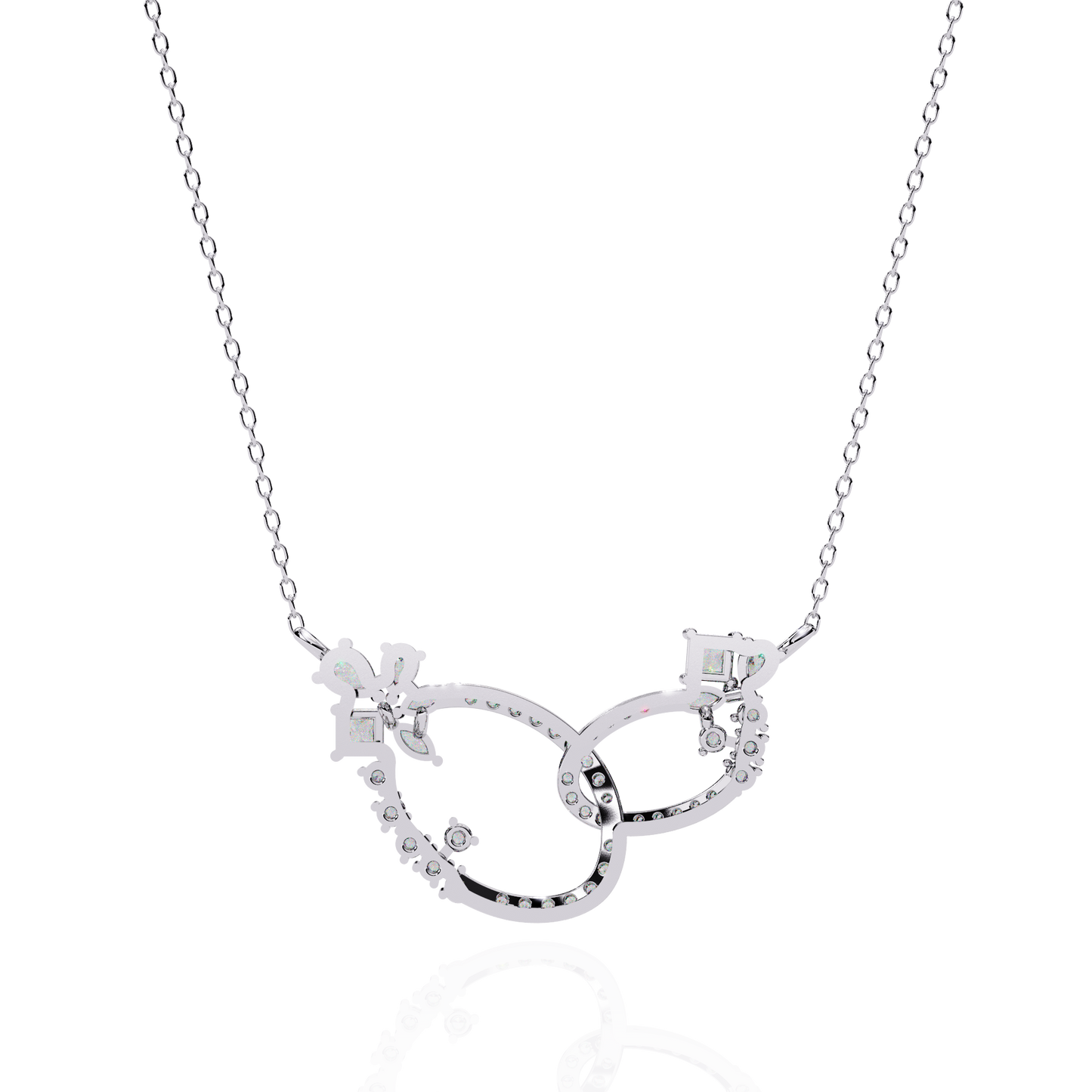 eternal loop grandeur lab grown diamond necklace