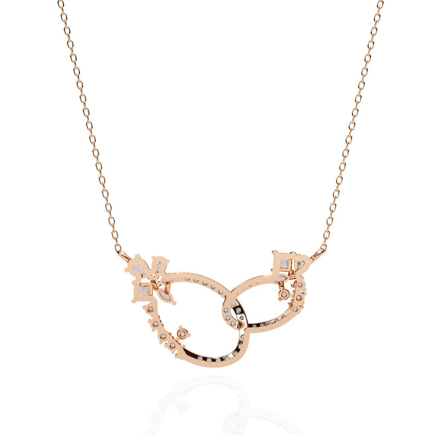 eternal loop grandeur lab grown diamond necklace