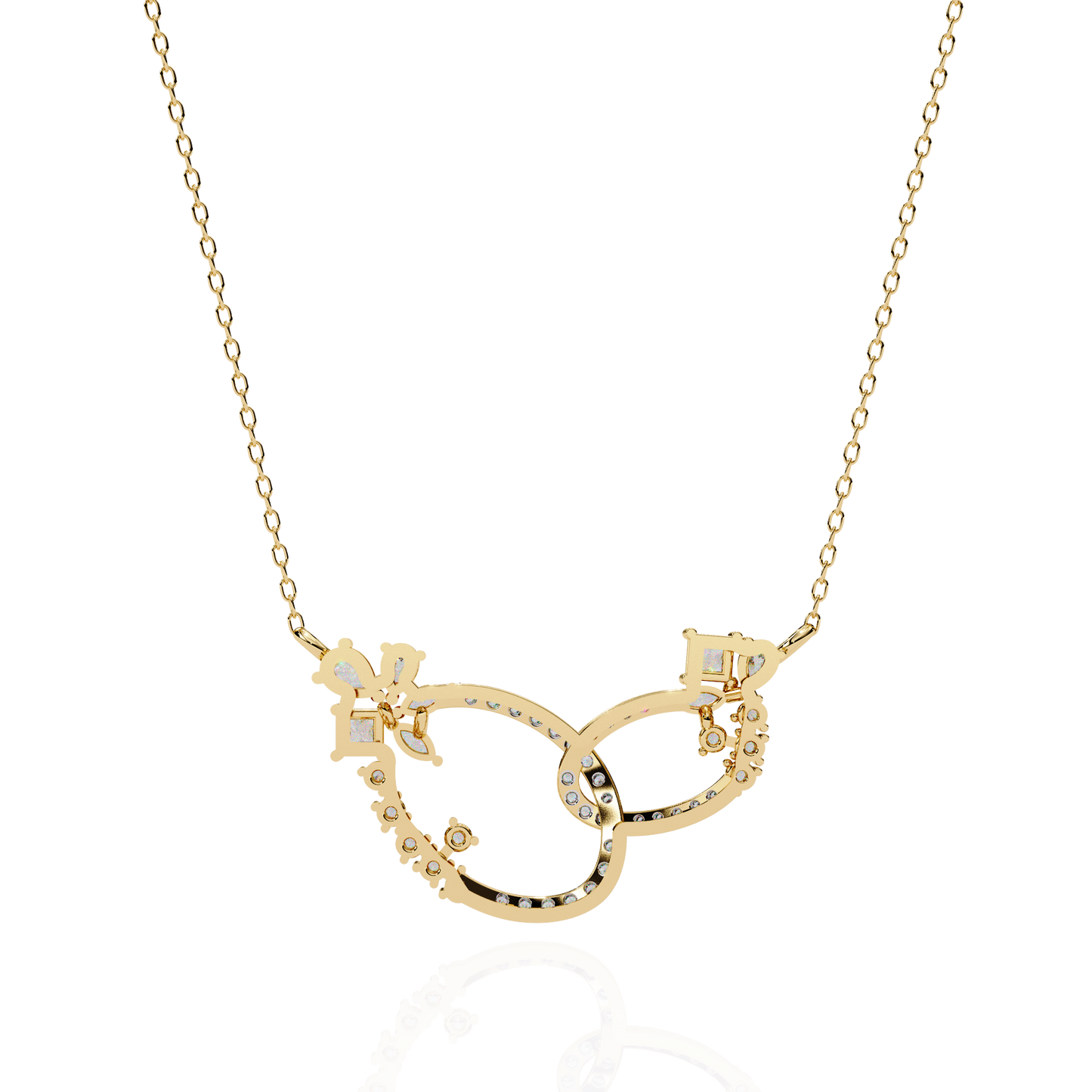 eternal loop grandeur lab grown diamond necklace