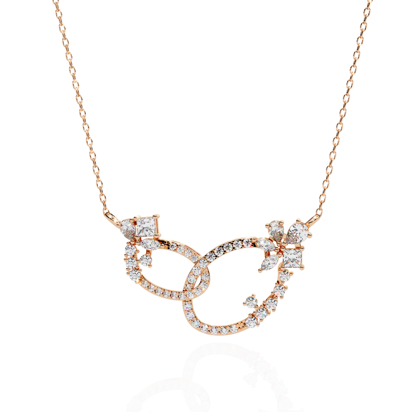 eternal loop grandeur lab grown diamond necklace