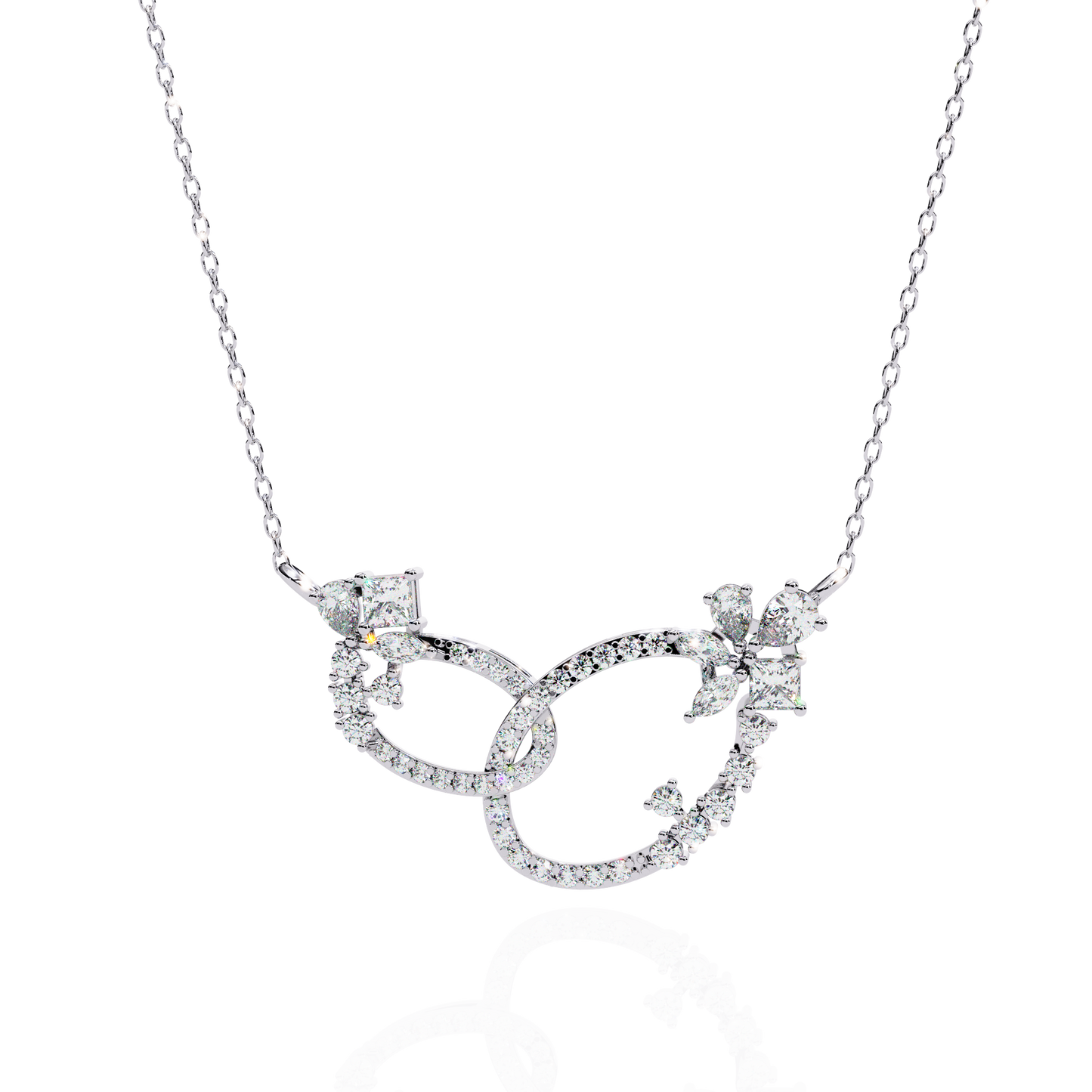 eternal loop grandeur lab grown diamond necklace