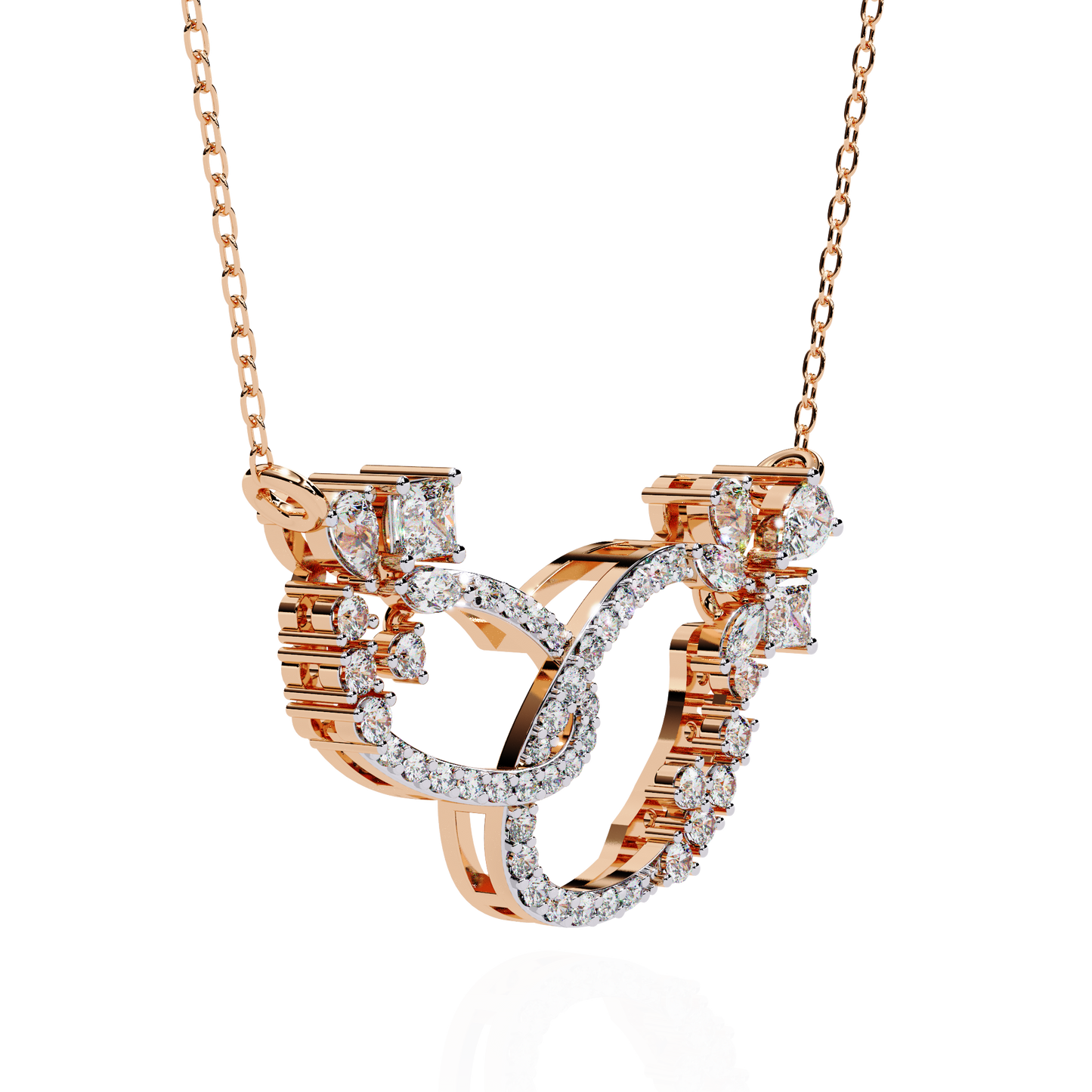eternal loop grandeur lab grown diamond necklace