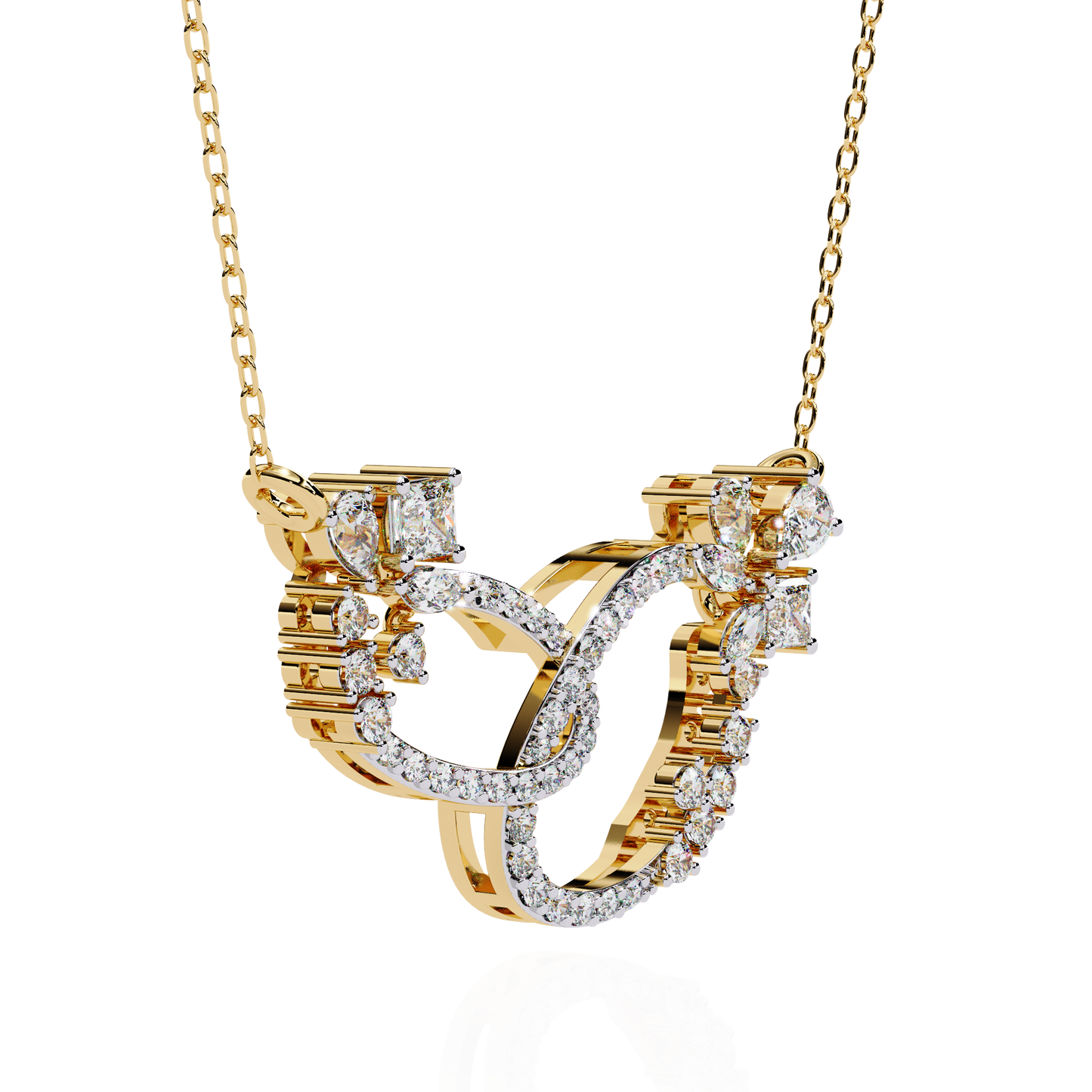 eternal loop grandeur lab grown diamond necklace