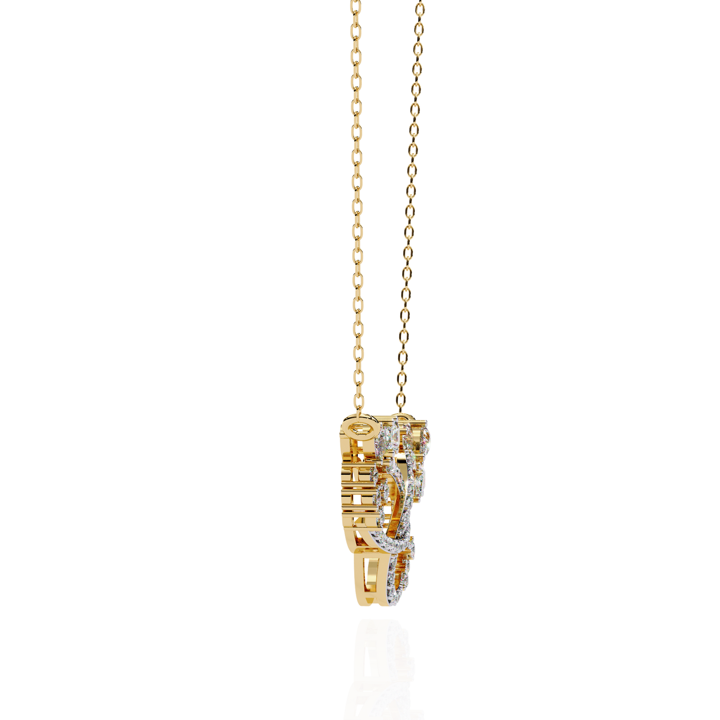 eternal loop grandeur lab grown diamond necklace