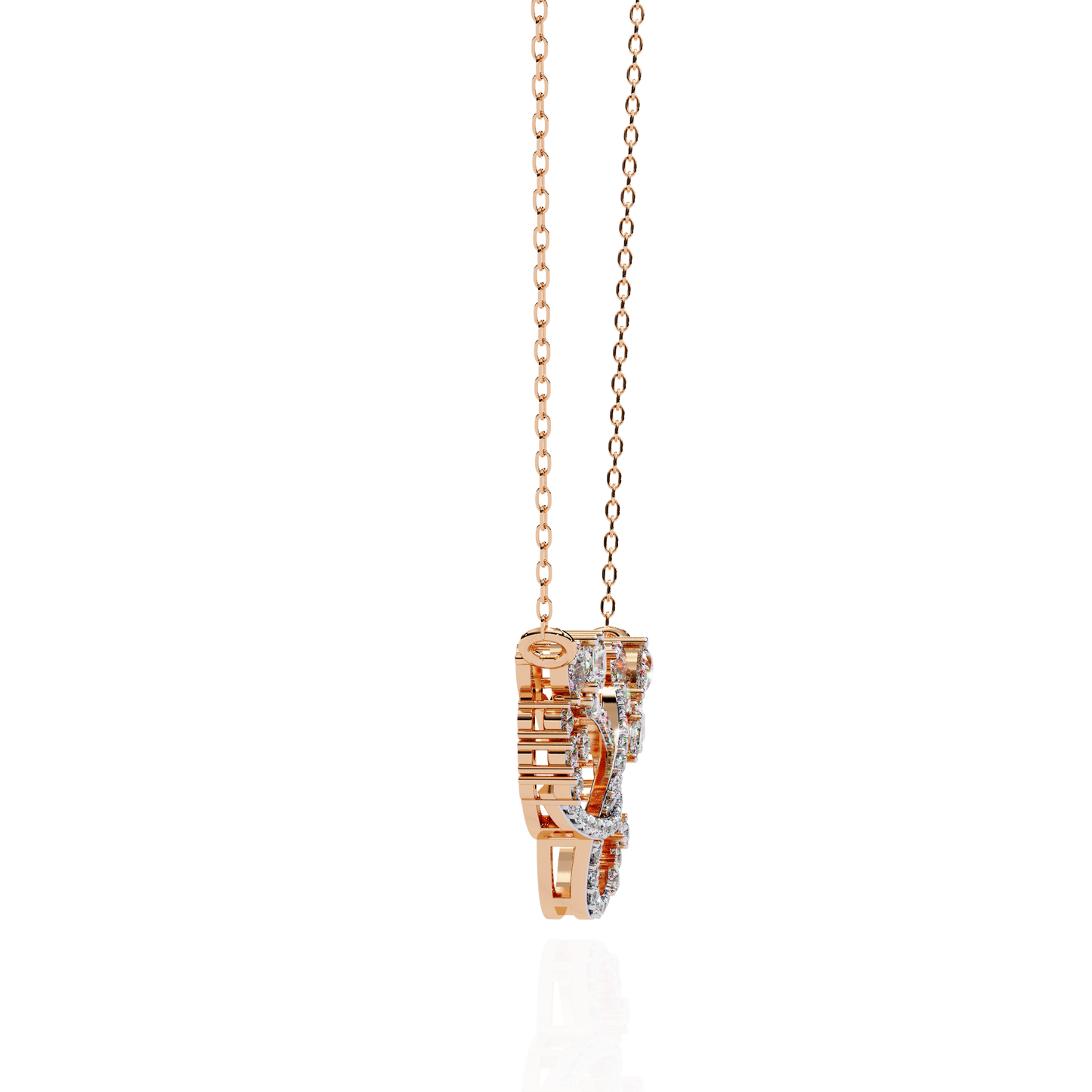 eternal loop grandeur lab grown diamond necklace