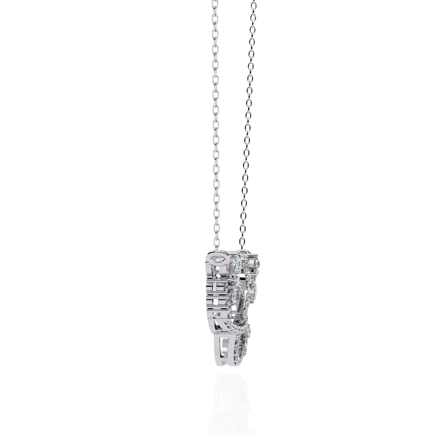 eternal loop grandeur lab grown diamond necklace