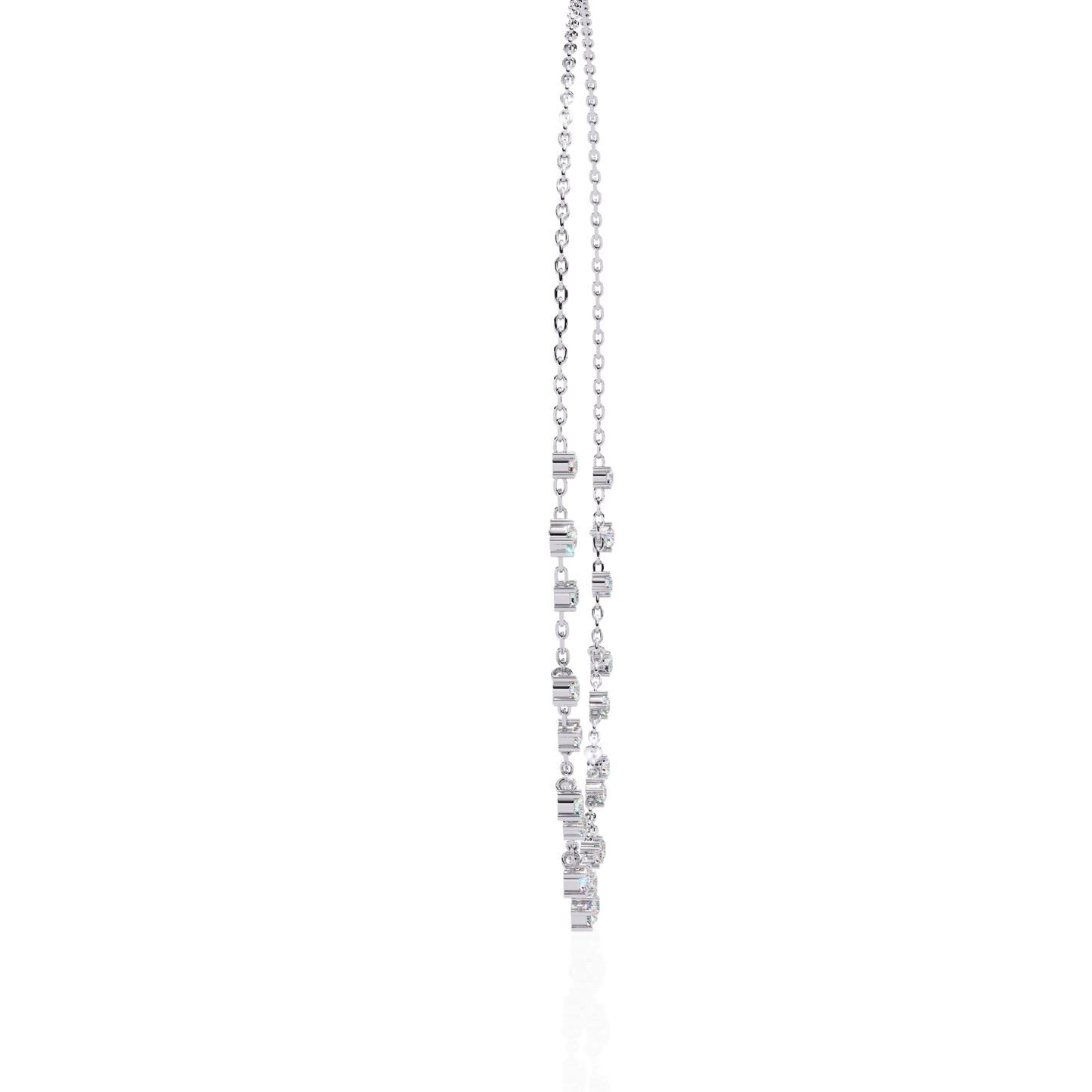 cubis aura station lab grown diamond necklace