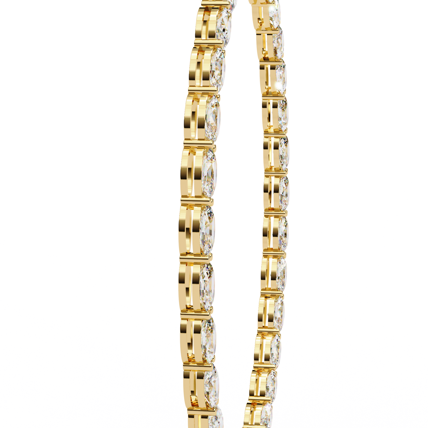etoile classic tennis lab grown diamond necklace
