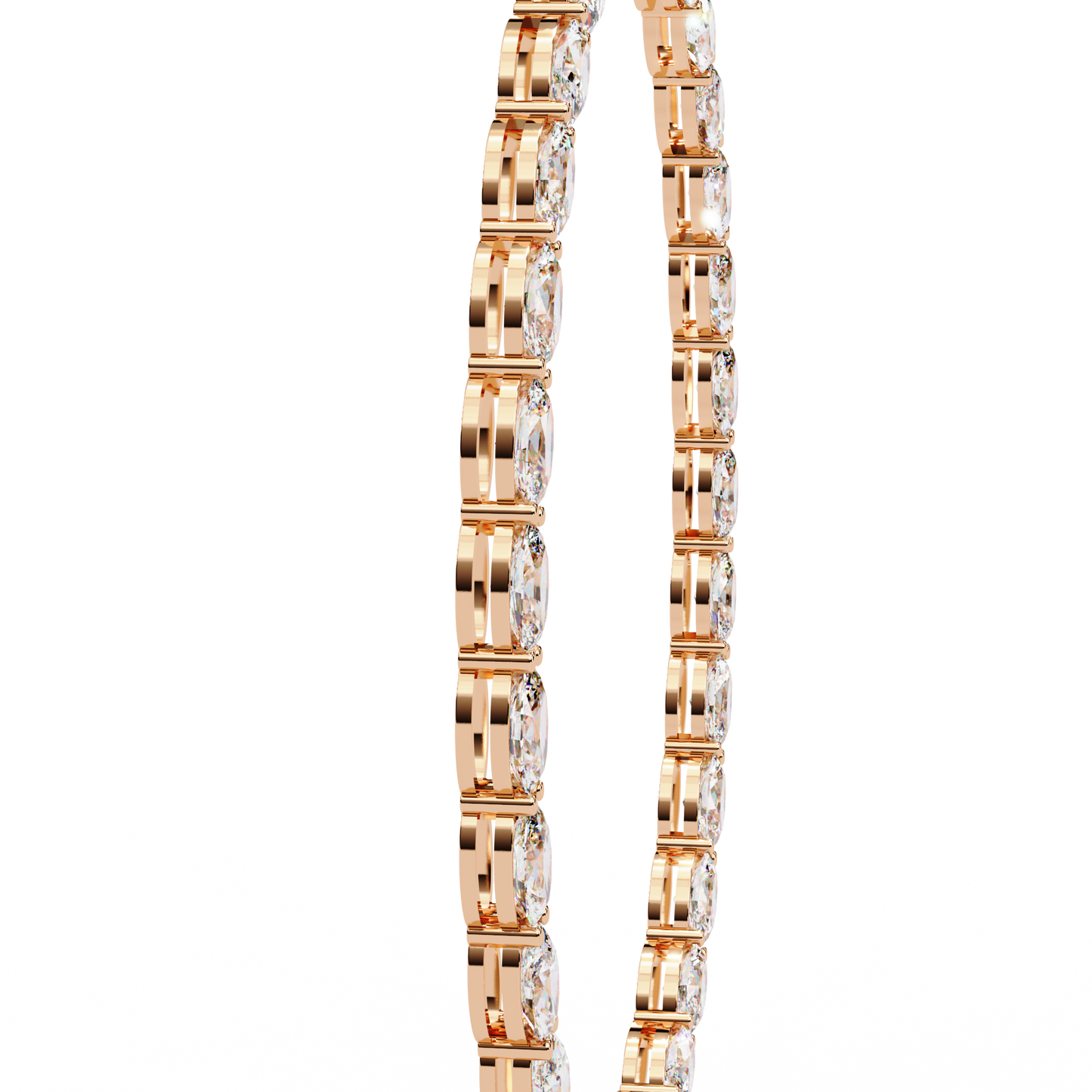 etoile classic tennis lab grown diamond necklace