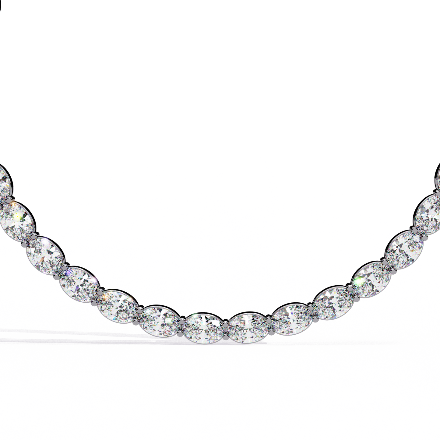 etoile classic tennis lab grown diamond necklace