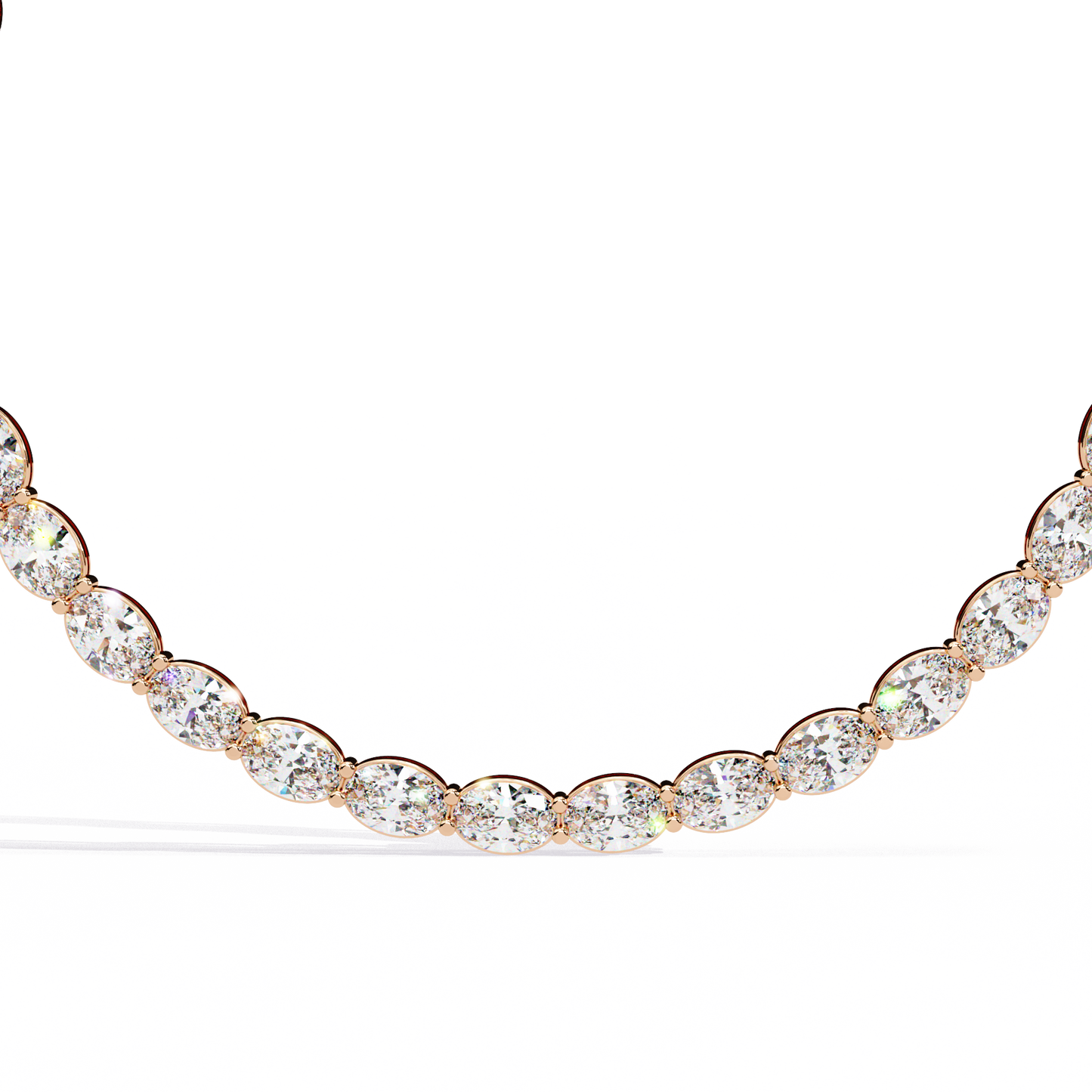 etoile classic tennis lab grown diamond necklace