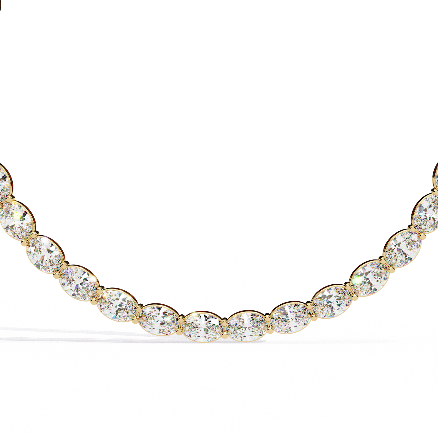 etoile classic tennis lab grown diamond necklace