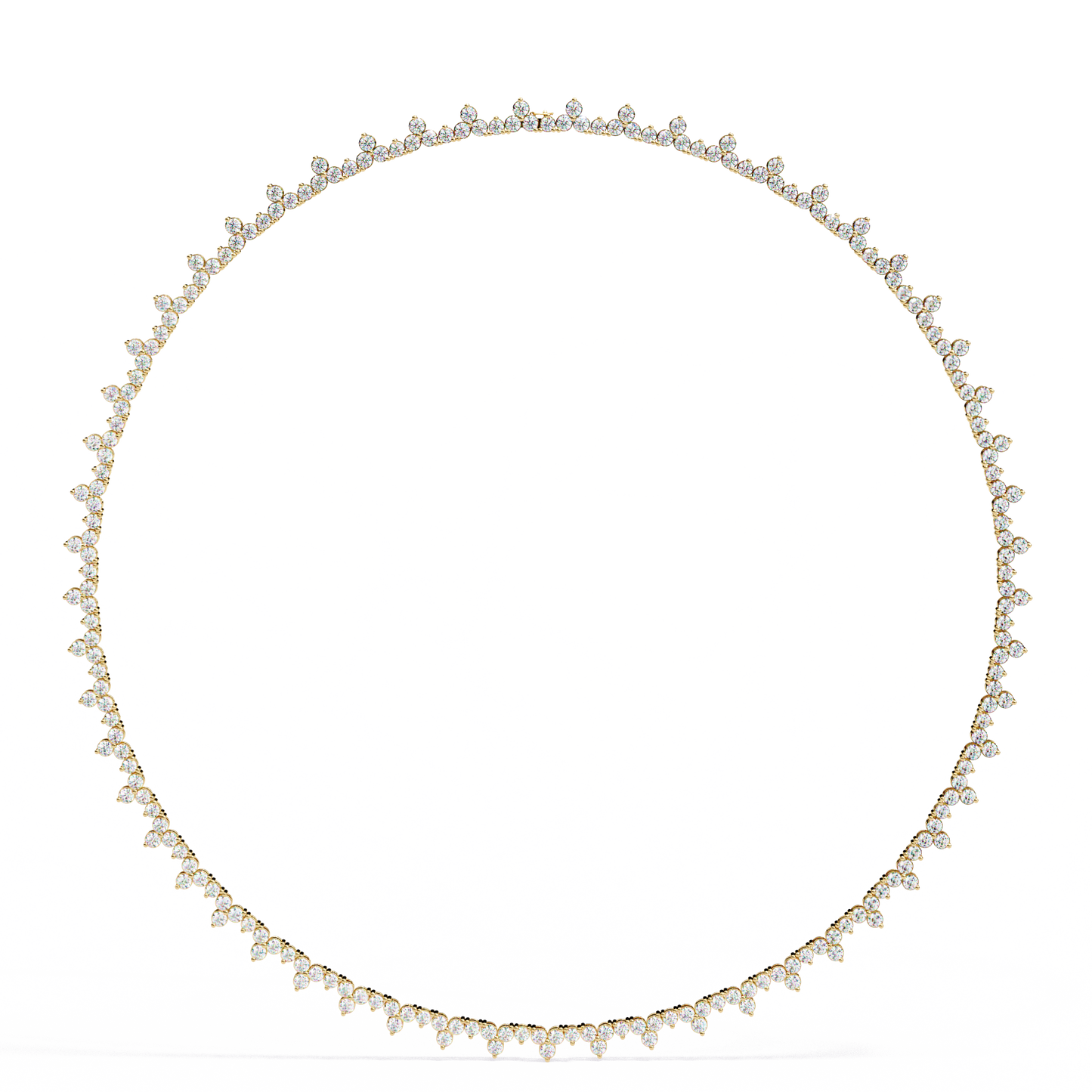 axiom box link tennis lab grown diamond necklace