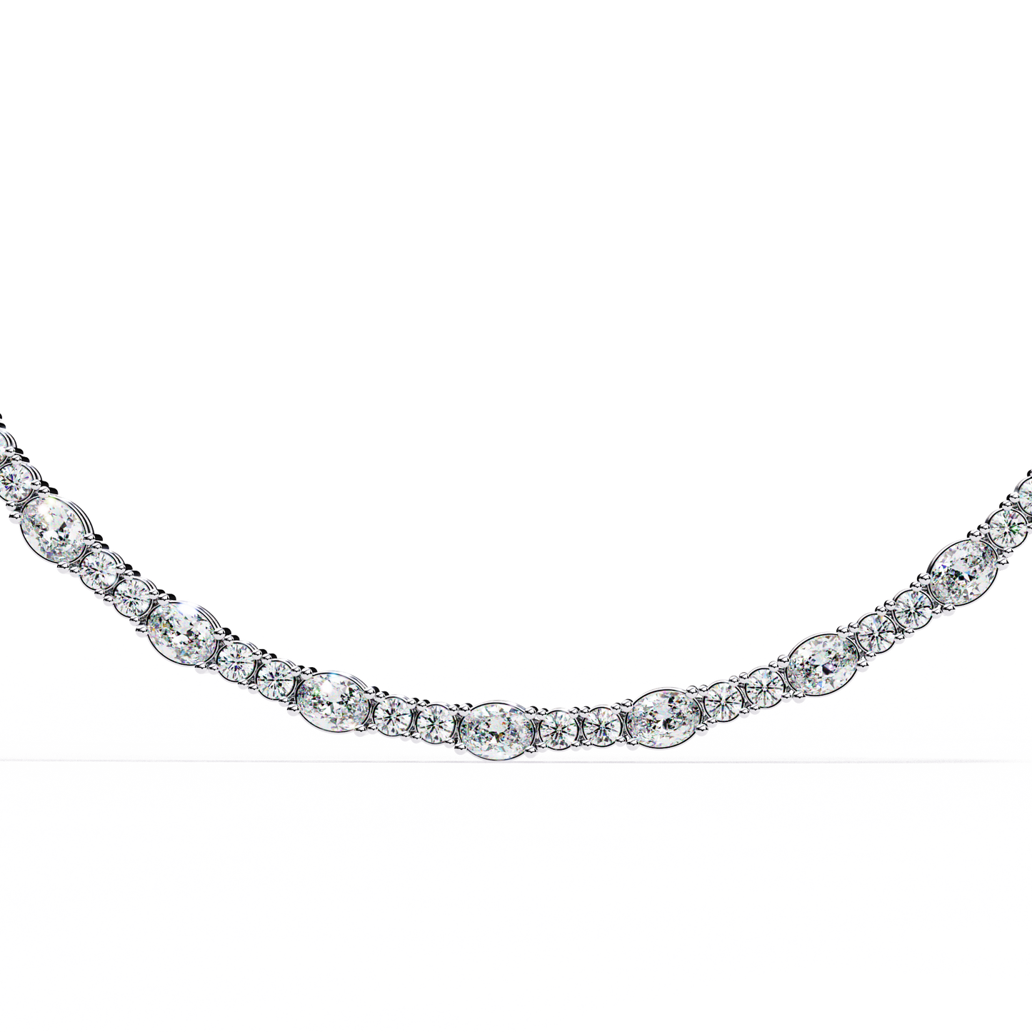 ondine alterna tennis lab grown diamond necklace
