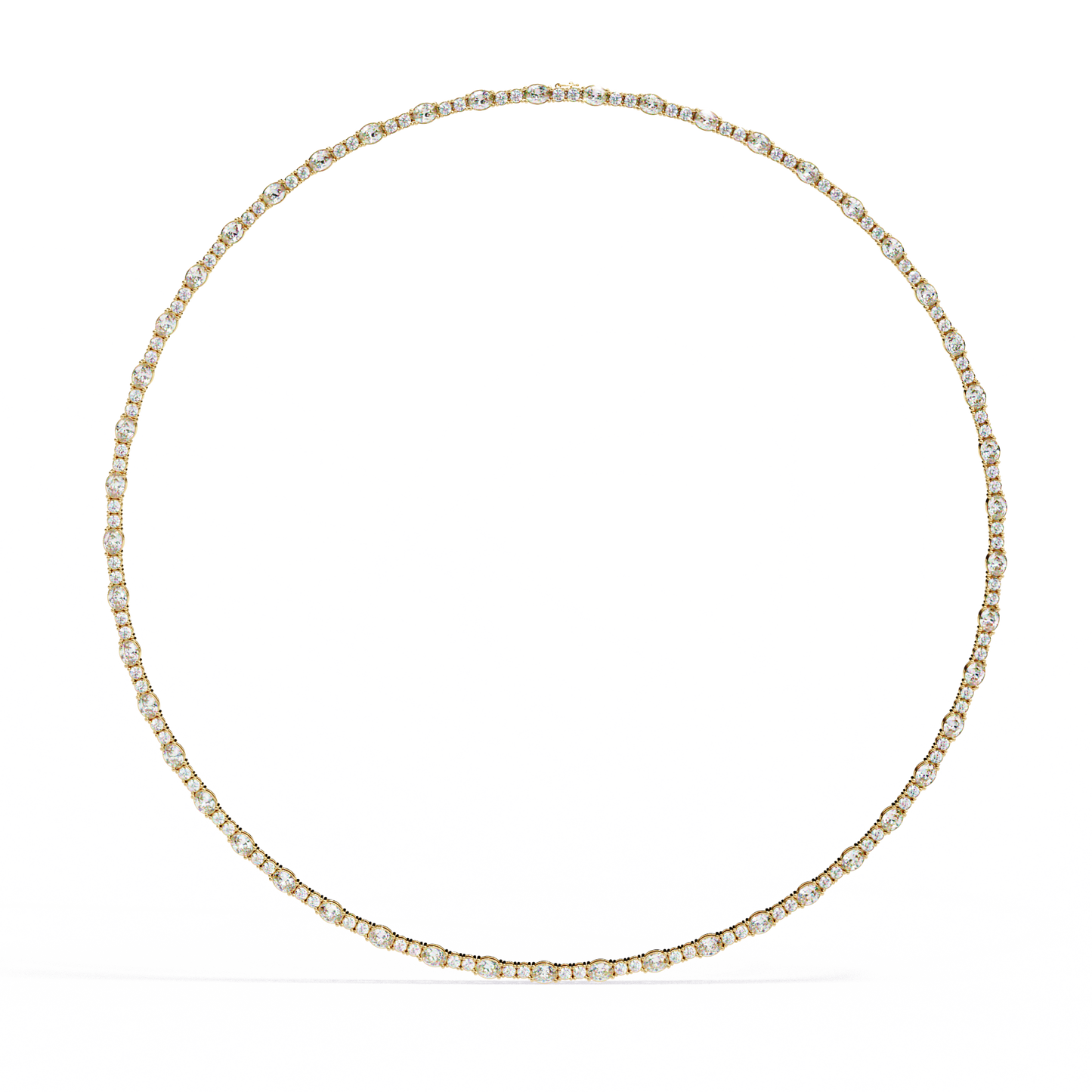 ondine alterna tennis lab grown diamond necklace