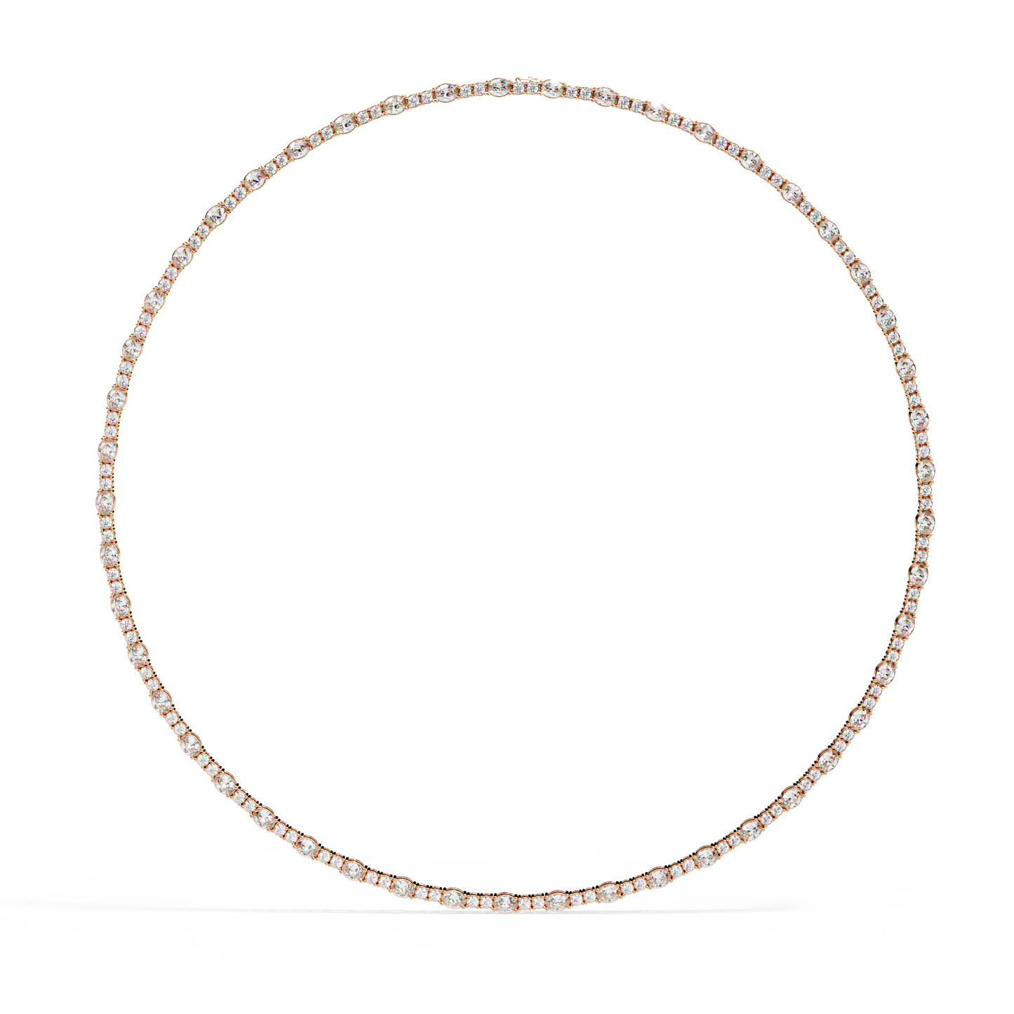 ondine alterna tennis lab grown diamond necklace
