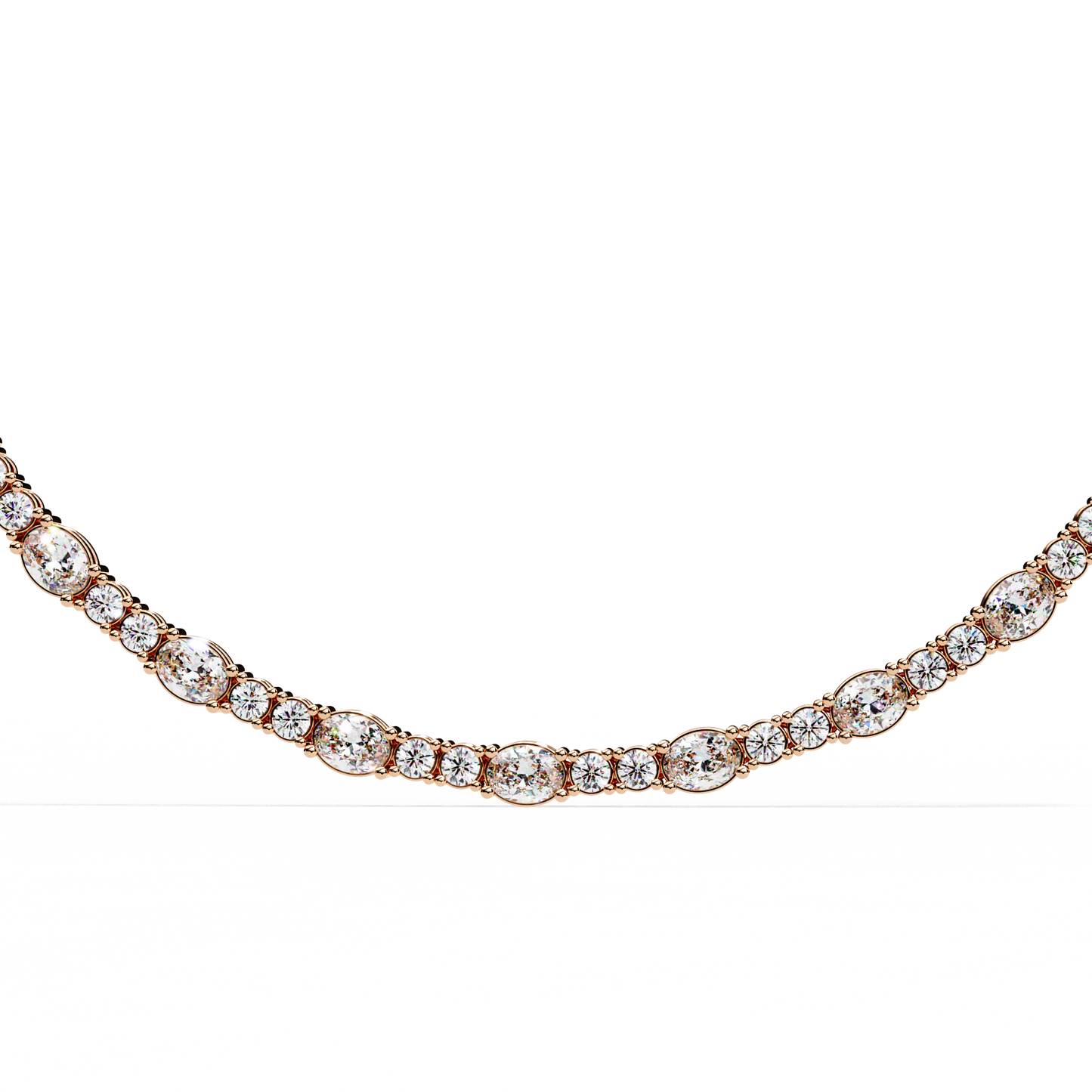 ondine alterna tennis lab grown diamond necklace