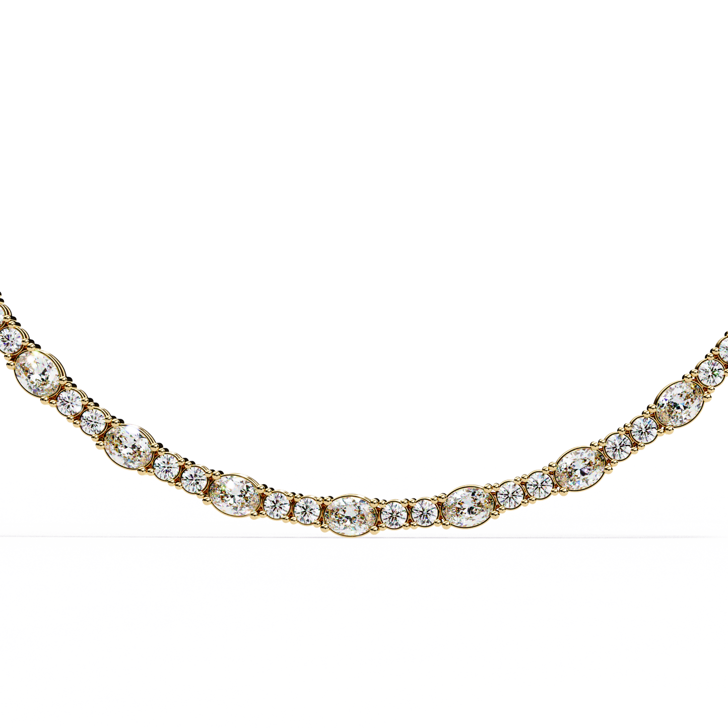 ondine alterna tennis lab grown diamond necklace