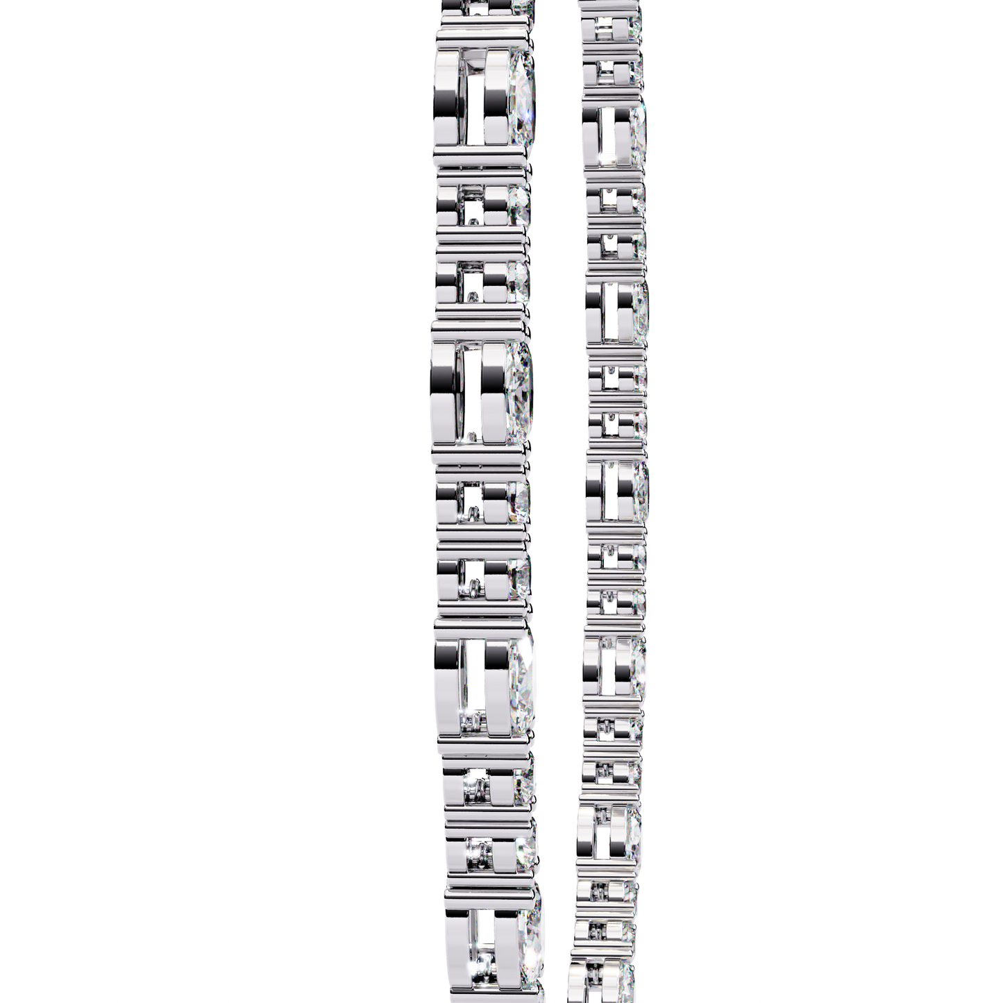 ondine alterna tennis lab grown diamond necklace