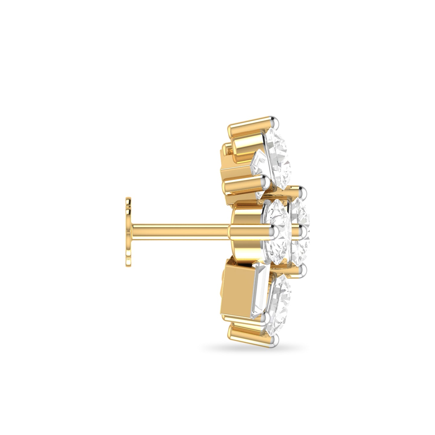 the theepa diamond nosepin