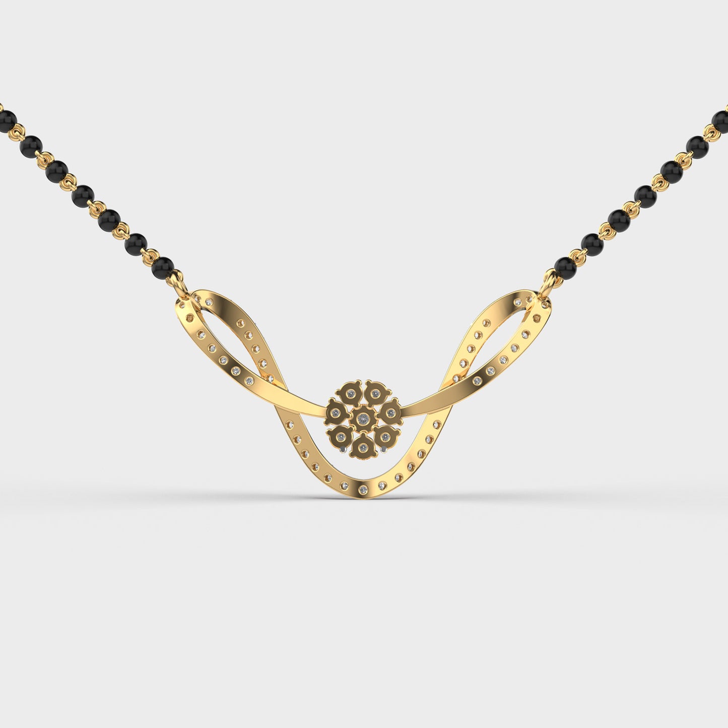 eternia link diamond mangalsutra