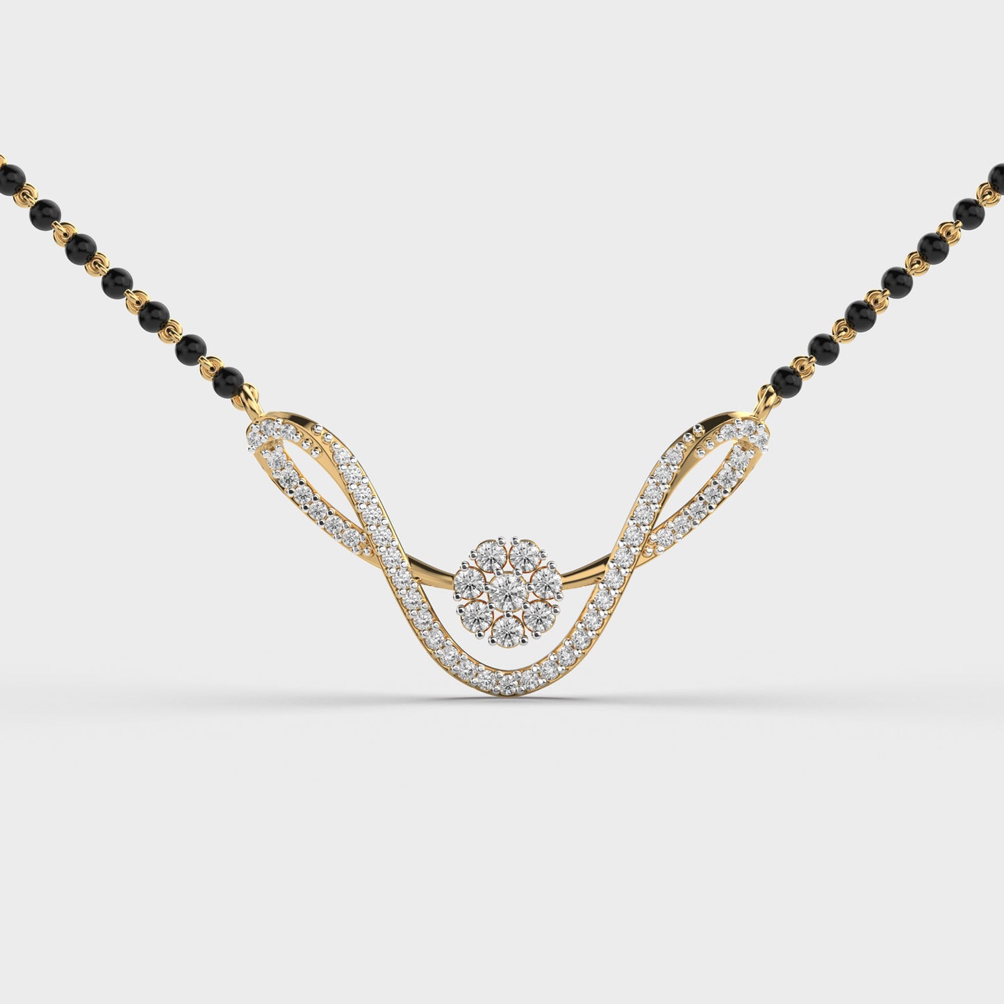 eternia link diamond mangalsutra