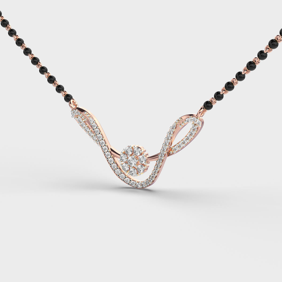 eternia link diamond mangalsutra