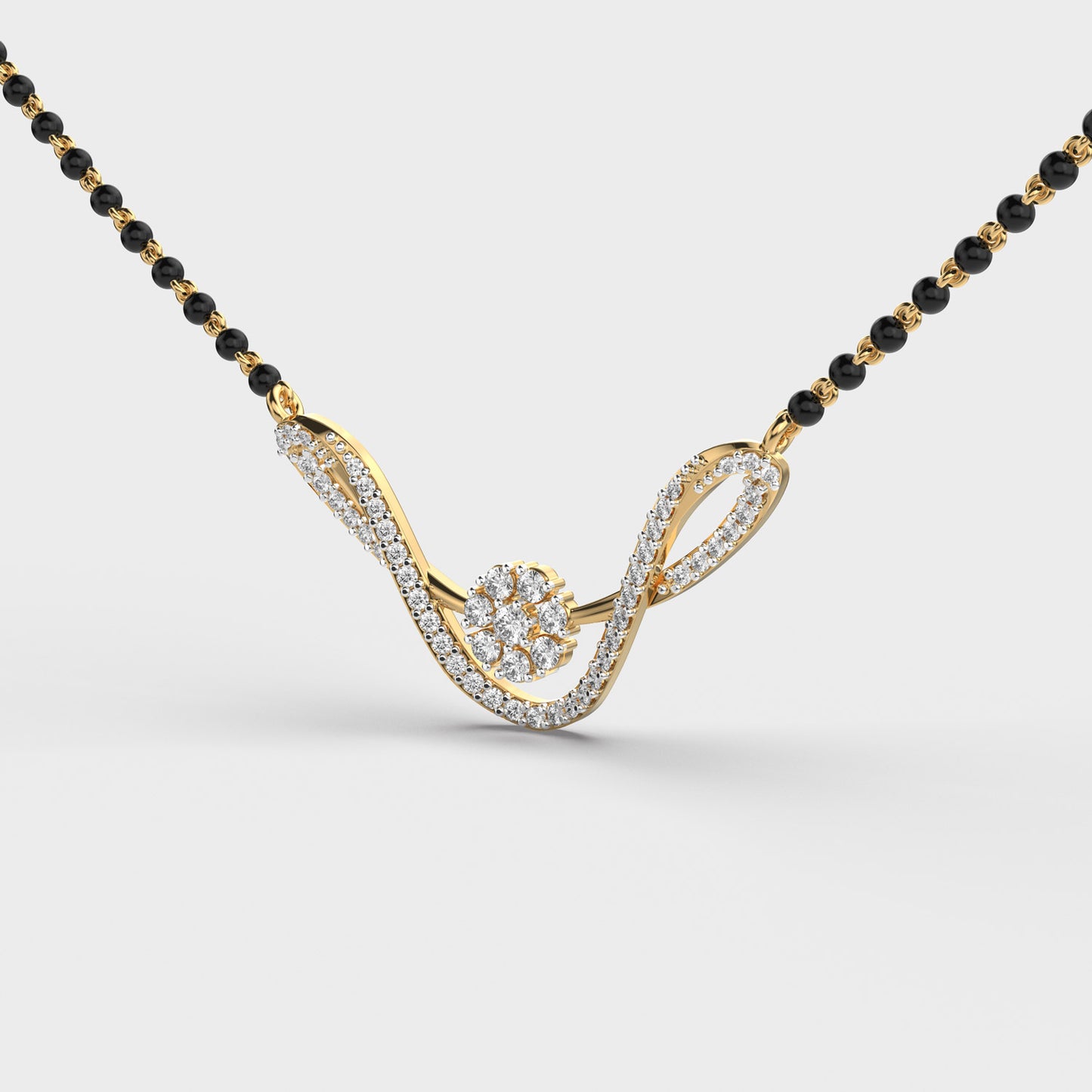 eternia link diamond mangalsutra