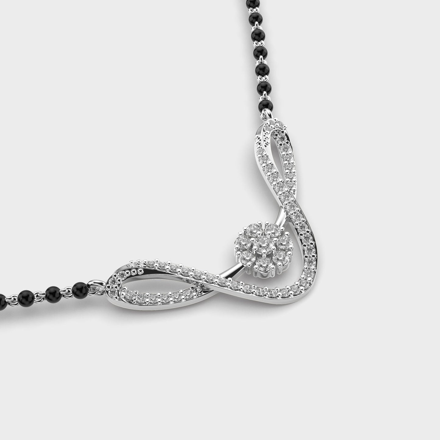 eternia link diamond mangalsutra