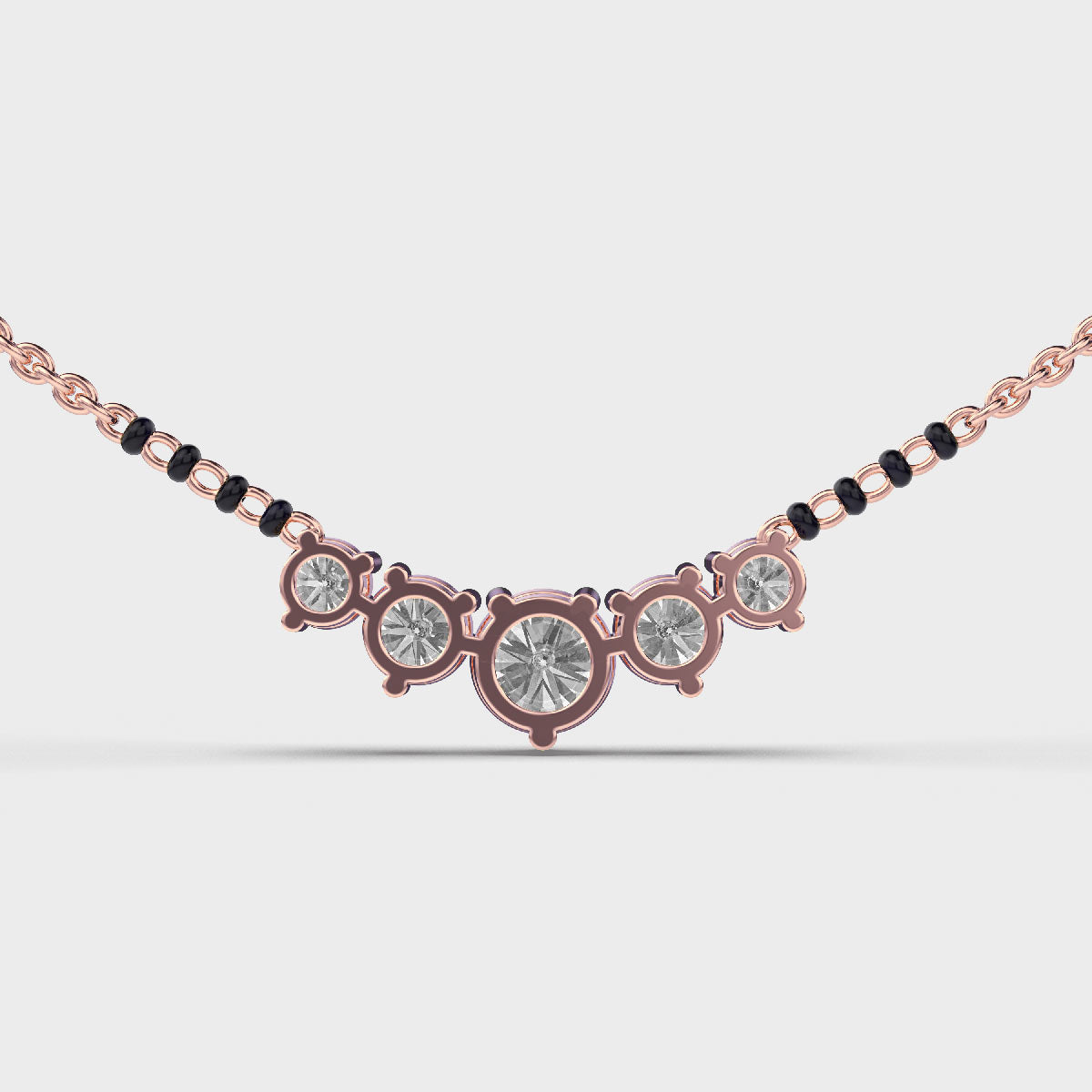 elegant diamond mangalsutra