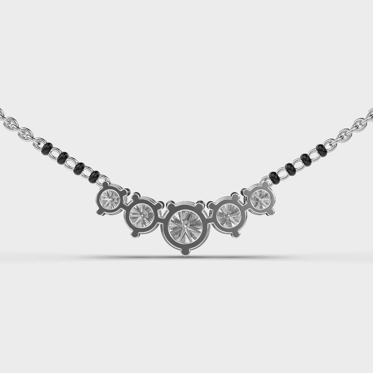 elegant diamond mangalsutra
