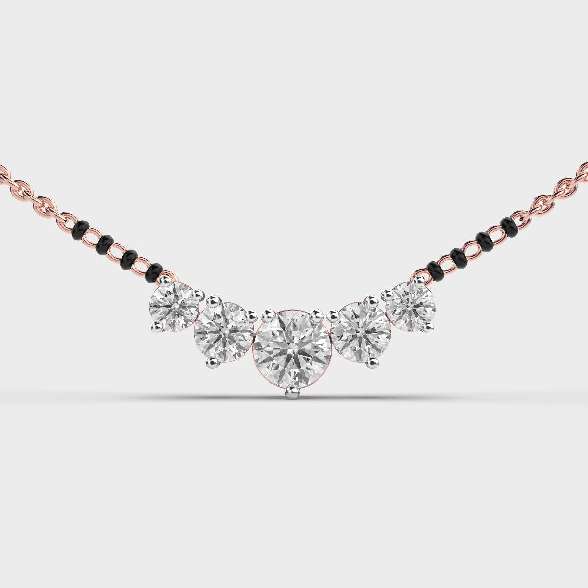 elegant diamond mangalsutra