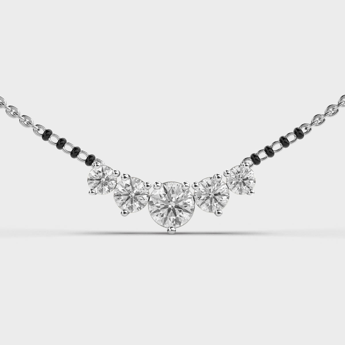 elegant diamond mangalsutra