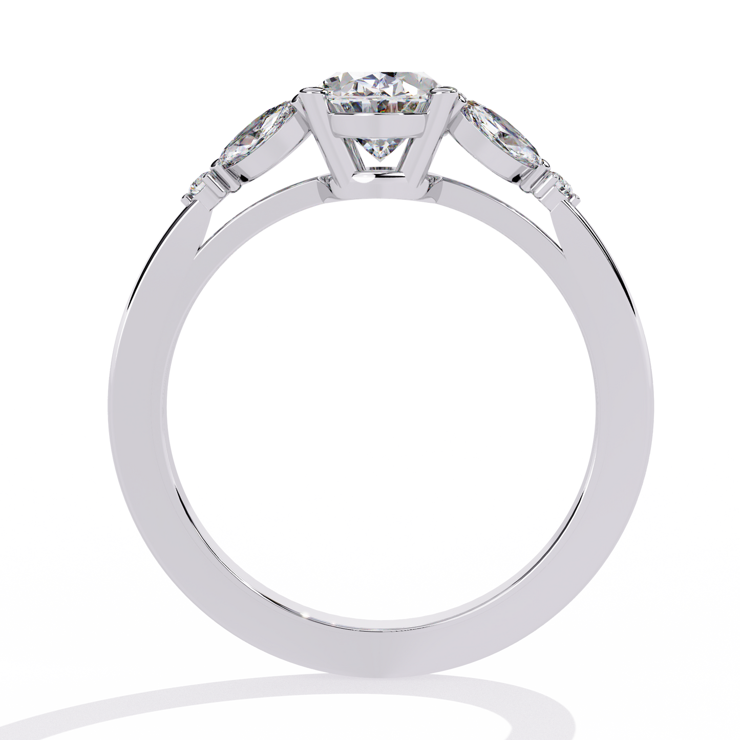 eternal elegance oval lab grown diamond ring