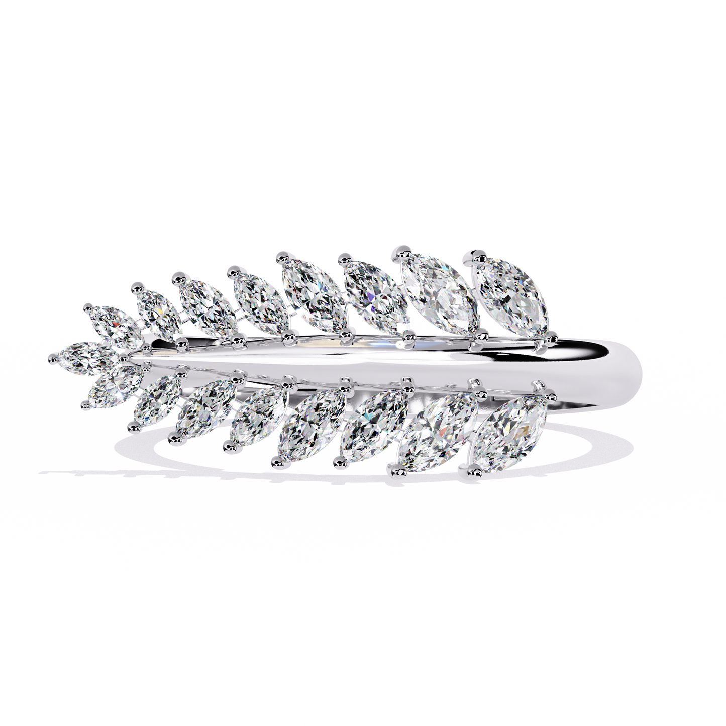 vine whisper lab grown diamond ring