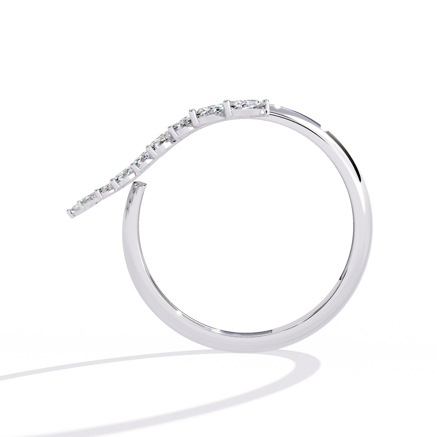 vine whisper lab grown diamond ring