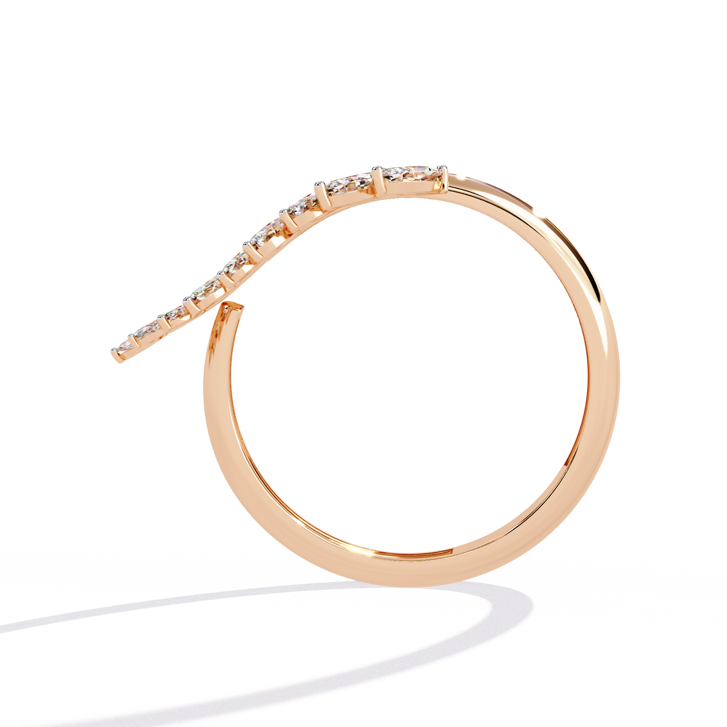 vine whisper lab grown diamond ring