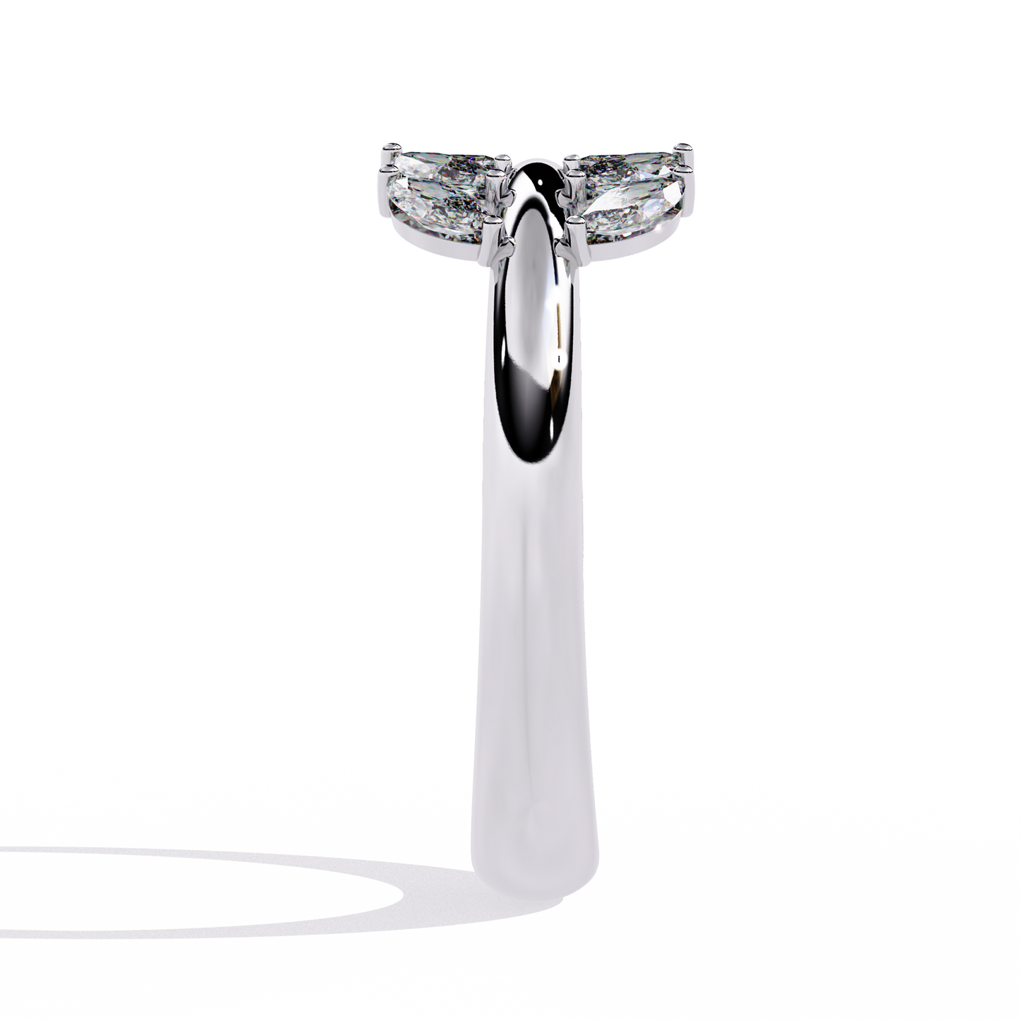 vine whisper lab grown diamond ring