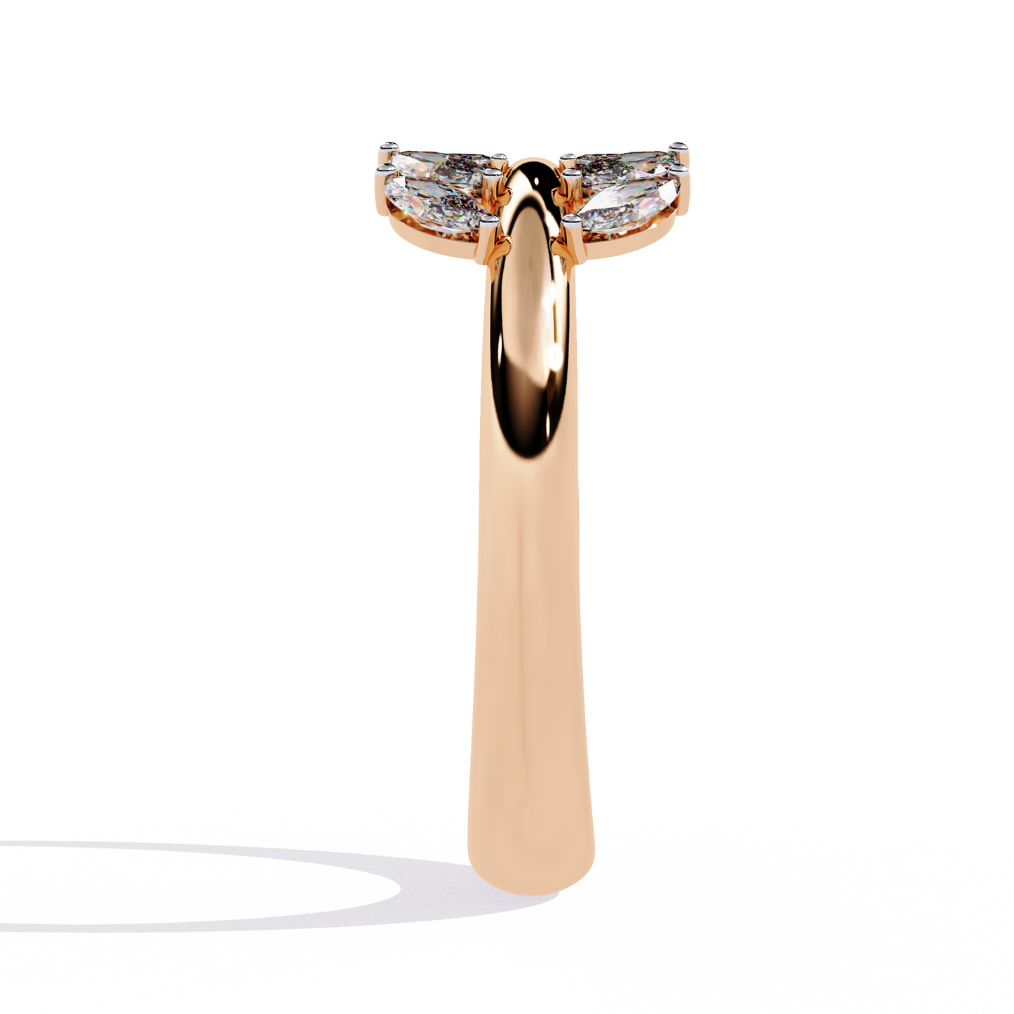 vine whisper lab grown diamond ring