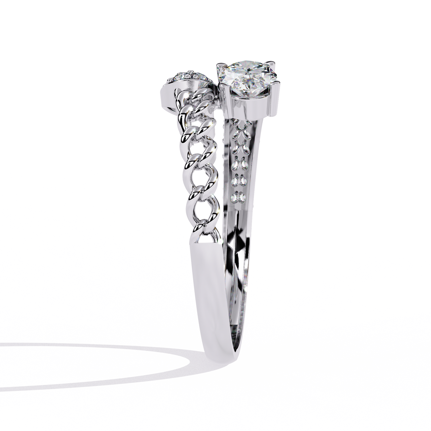 twilight fusion lab grown diamond ring