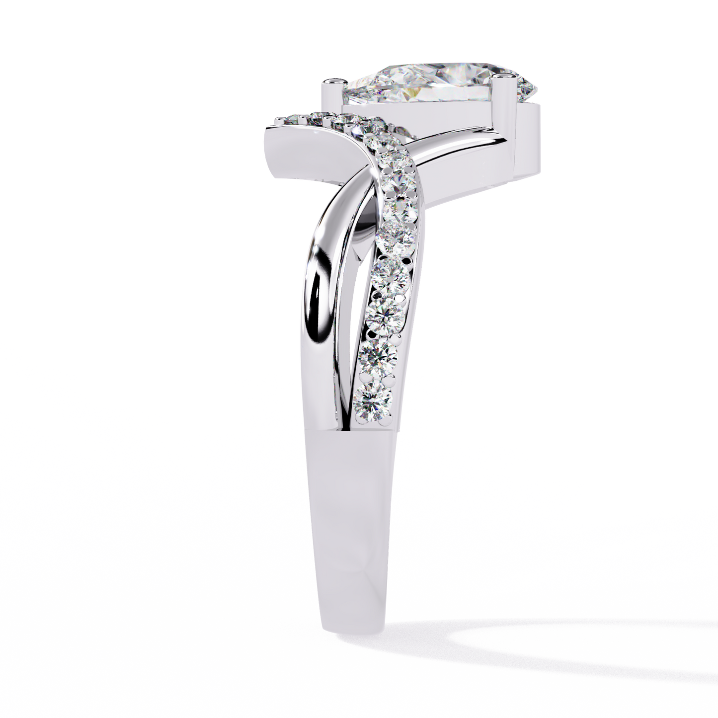 ophira celestial crest lab grown diamond ring