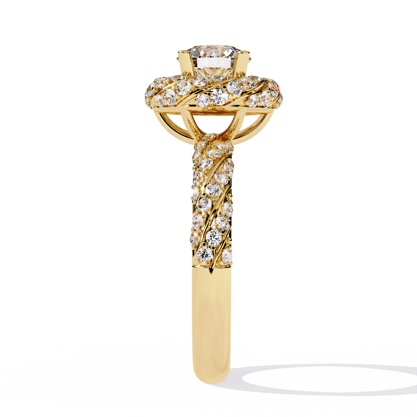 ophira radiant garland lab grown diamond ring