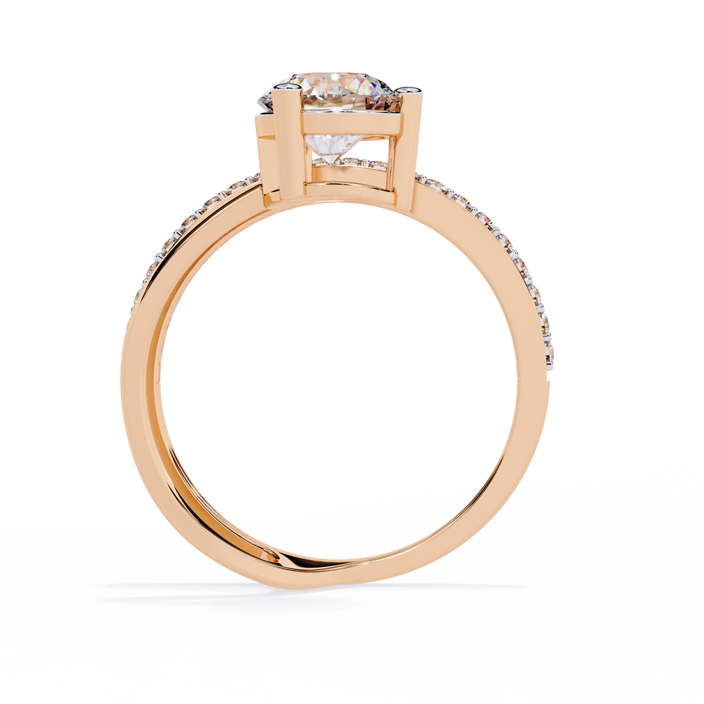 ophira infinity flow lab grown diamond ring