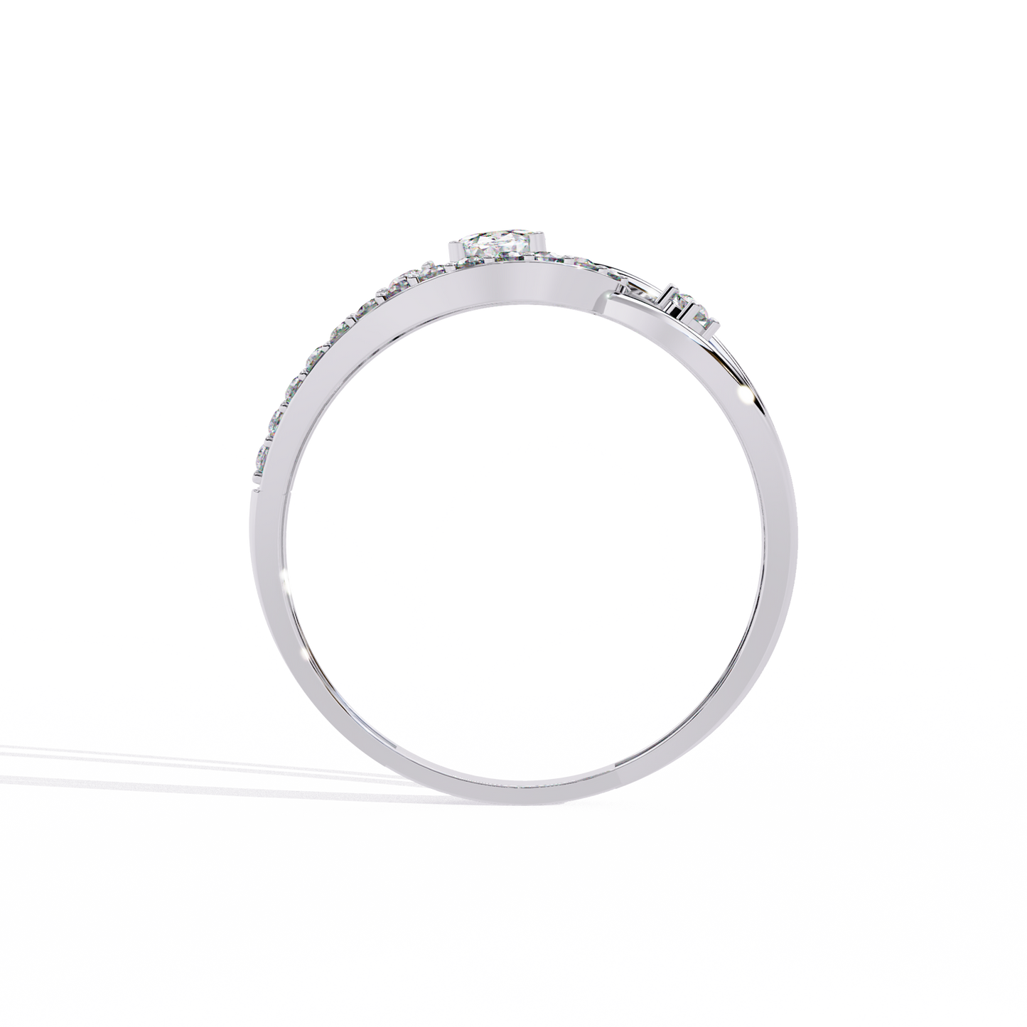 ophira harmony loop lab grown diamond ring