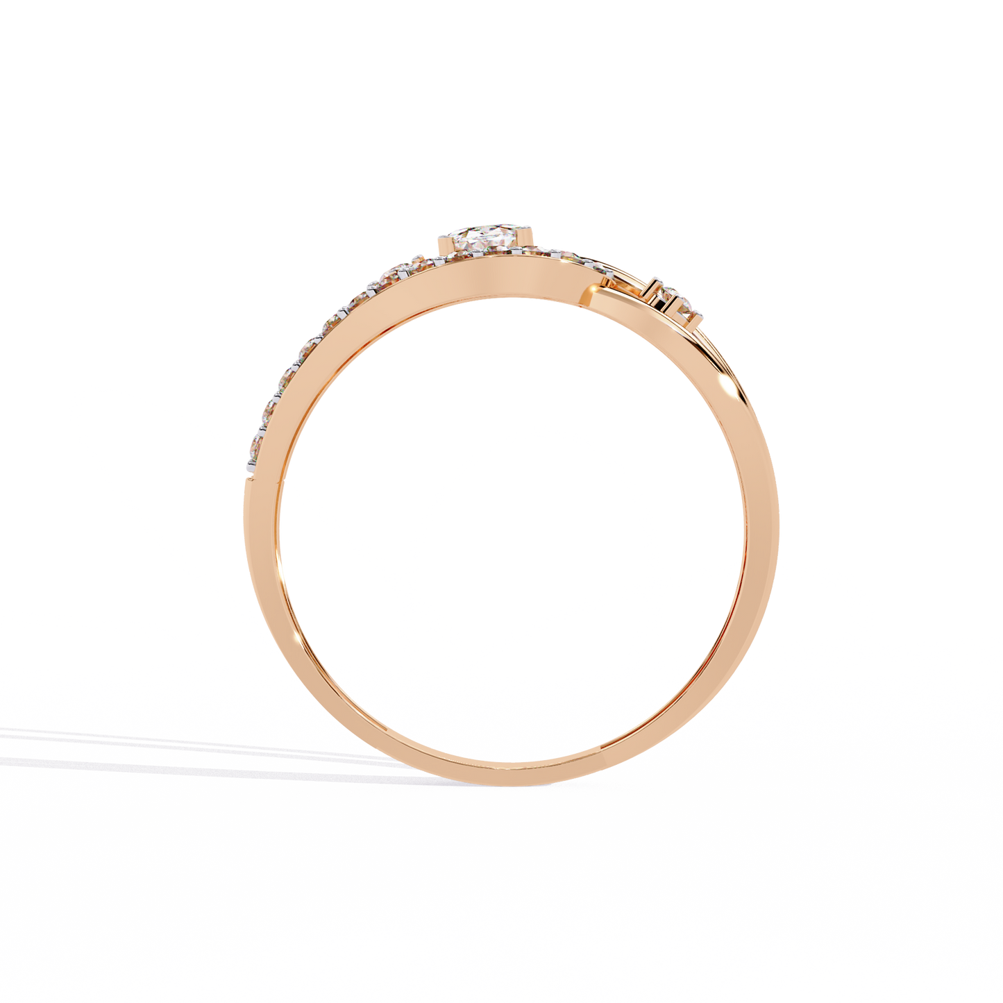 ophira harmony loop lab grown diamond ring