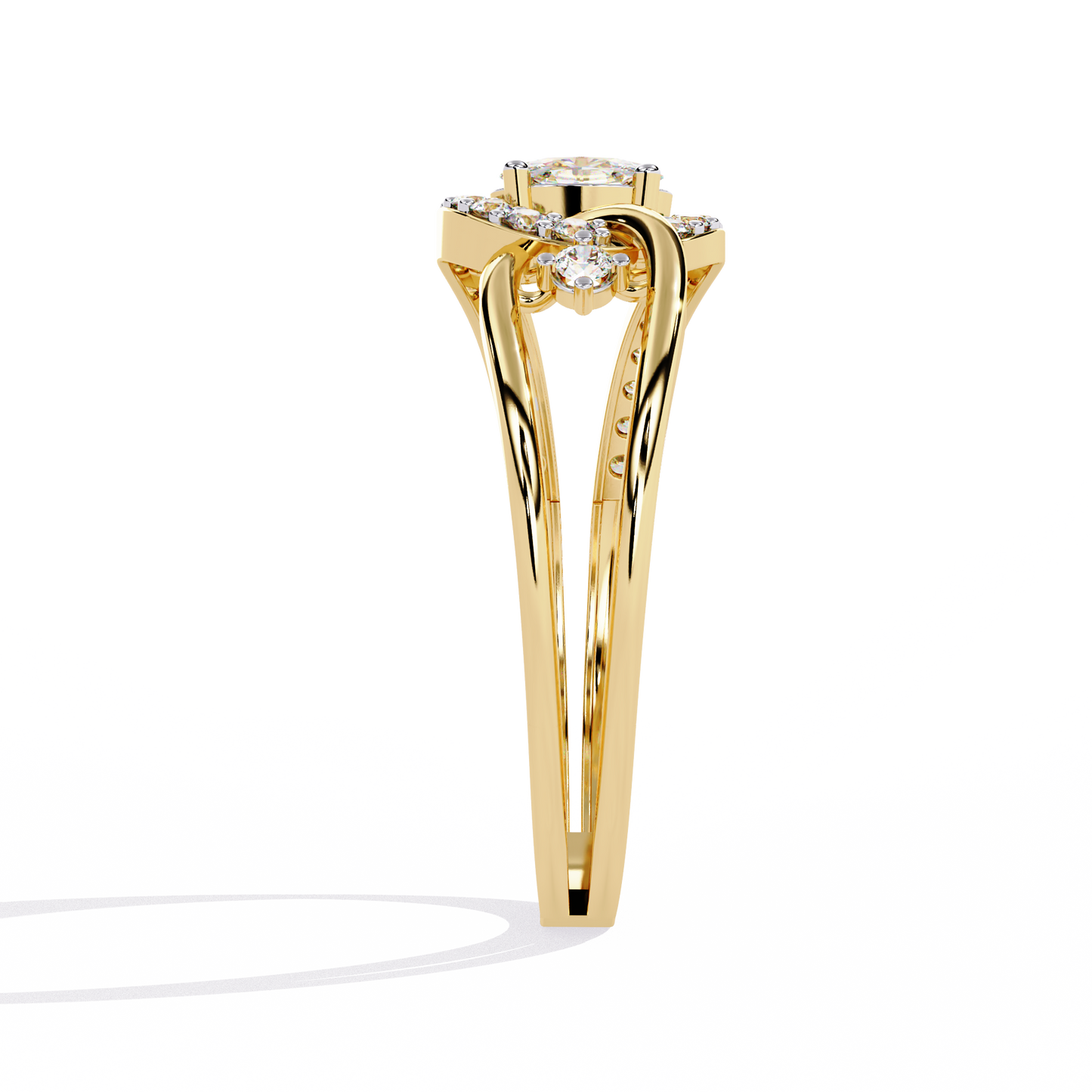 ophira harmony loop lab grown diamond ring