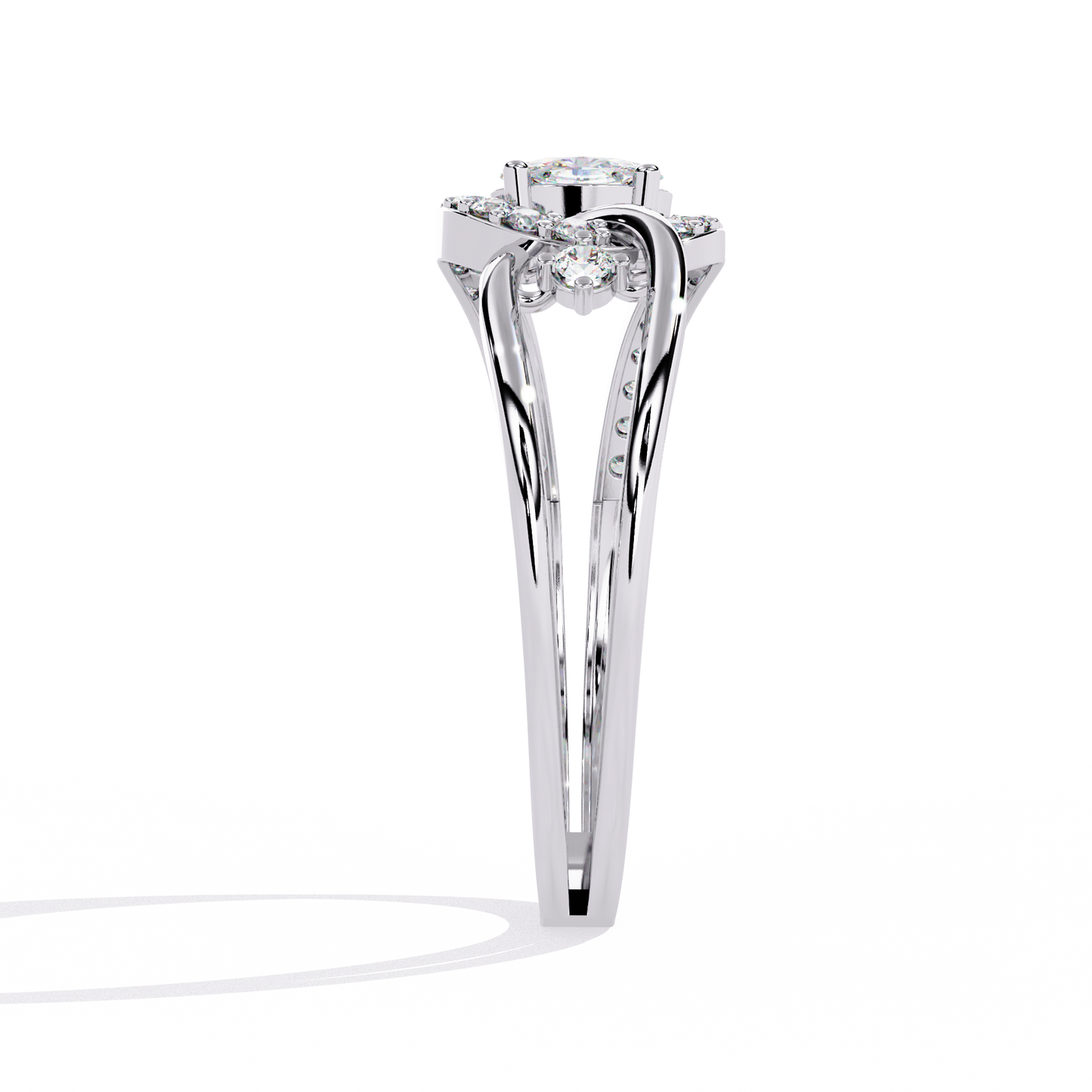 ophira harmony loop lab grown diamond ring