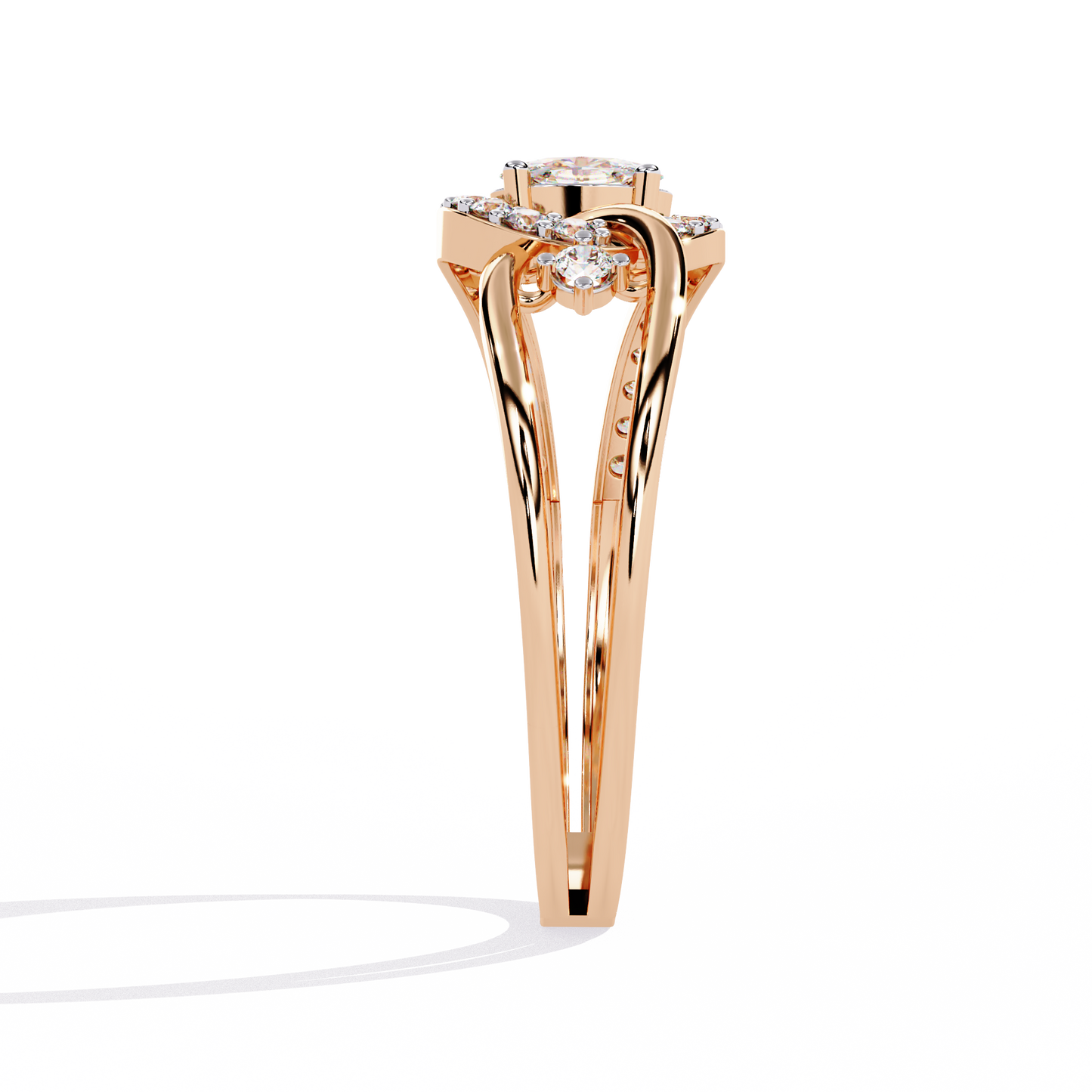 ophira harmony loop lab grown diamond ring