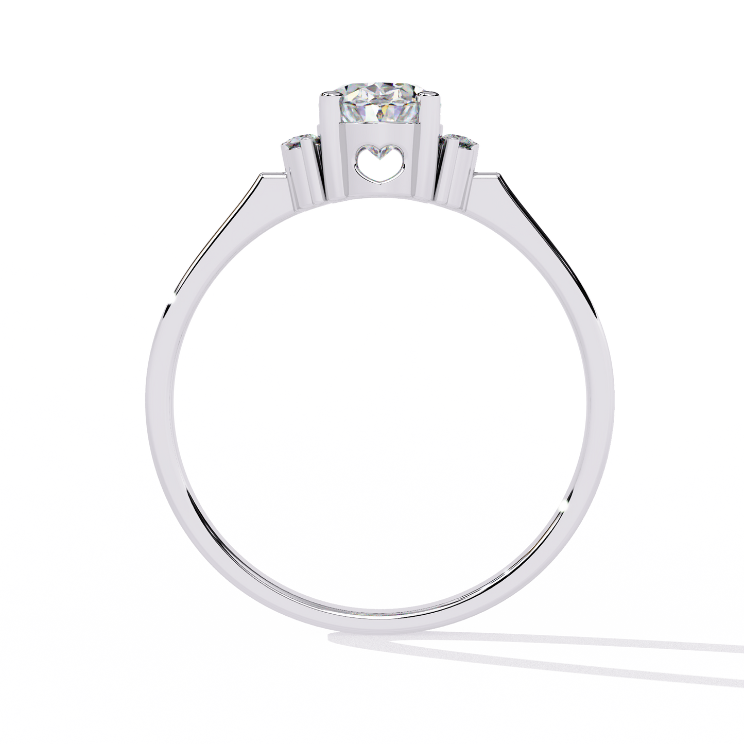 ophira aurora cluster lab grown diamond ring